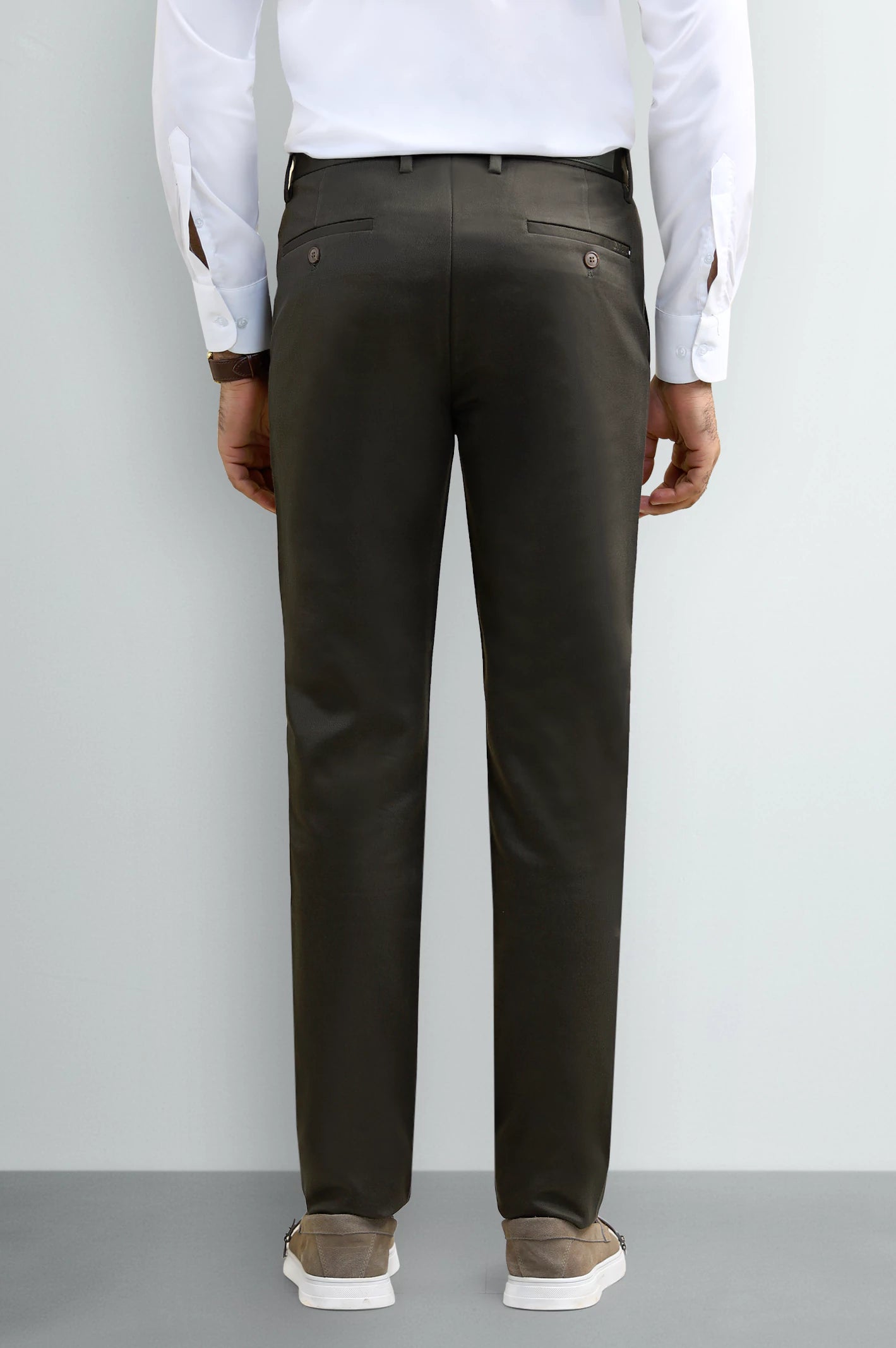 Green Smart Fit Cotton Chino - Image 3