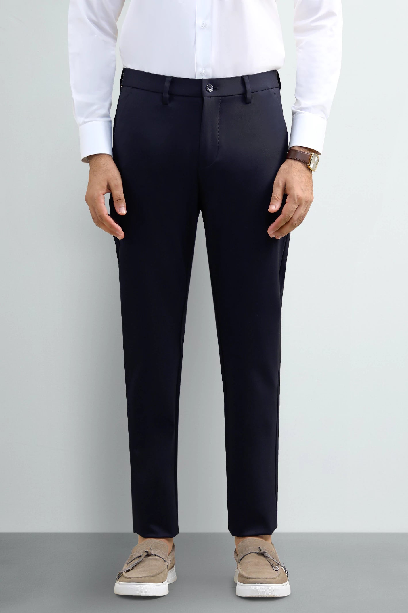 Navy Blue Stretchable Performance Pants