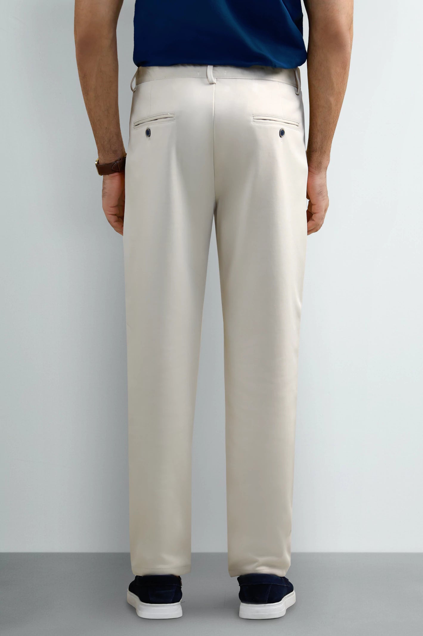 Fawn Smart Fit Casual Trouser - Image 3