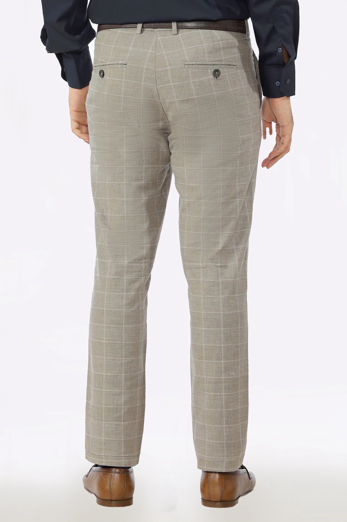Beige Smart Fit Cotton Chino - Image 3