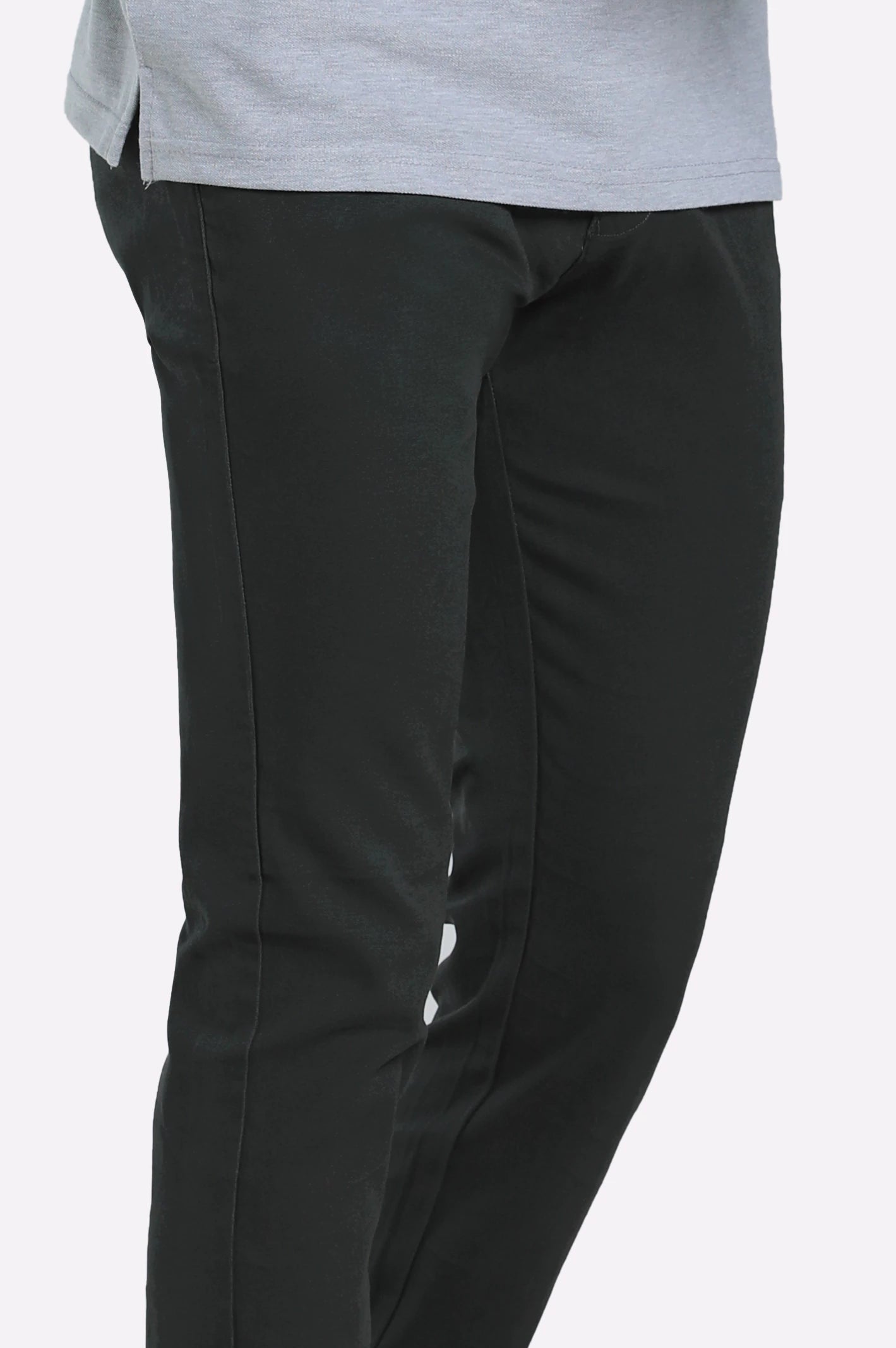Dark Grey Smart Fit Cotton Chino - Image 2