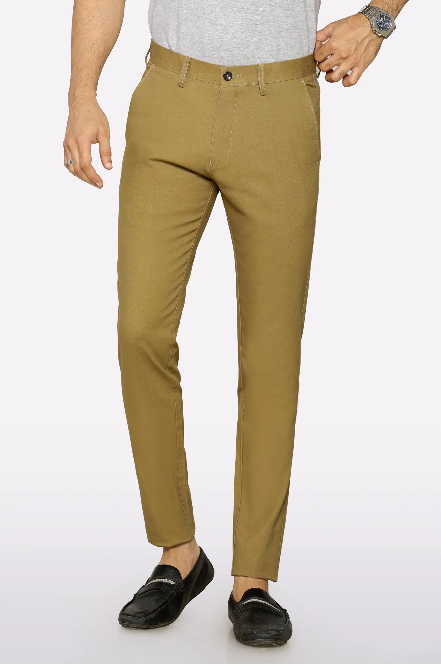 Camel Smart Fit Cotton Chino