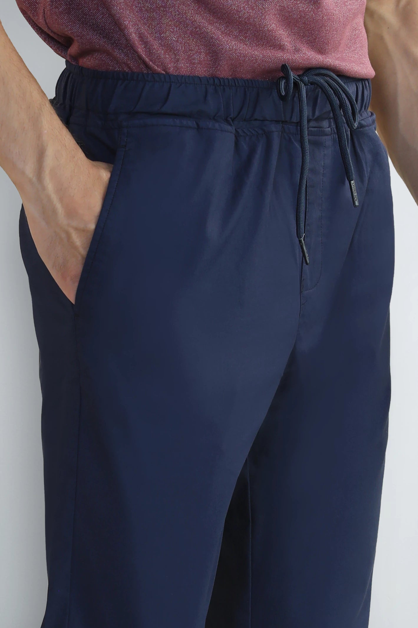 Navy Blue Smart Fit Cotton Chino - Image 2
