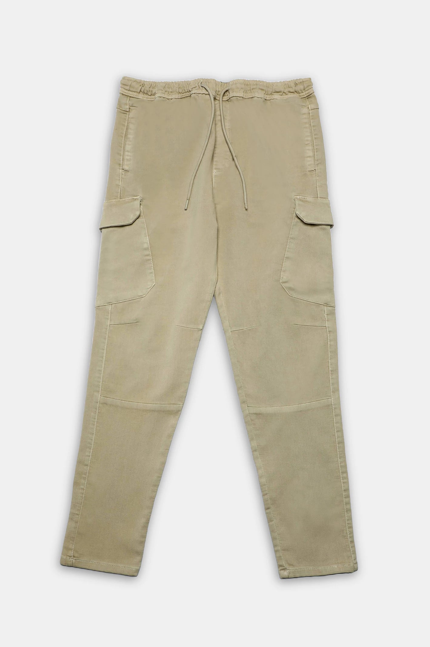 Beige Smart Fit Cargo Pants - Image 4