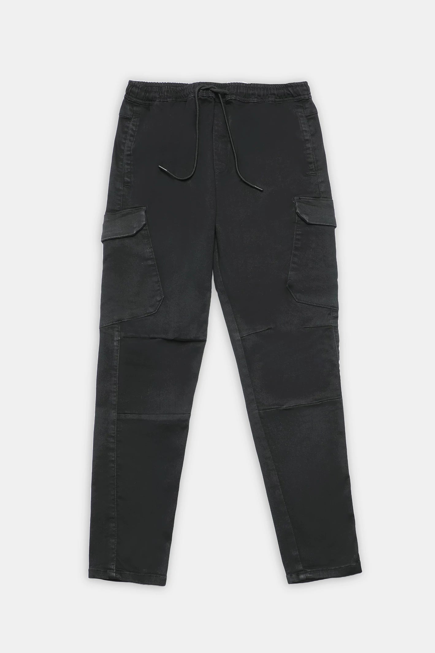 Black Smart Fit Cargo Pants