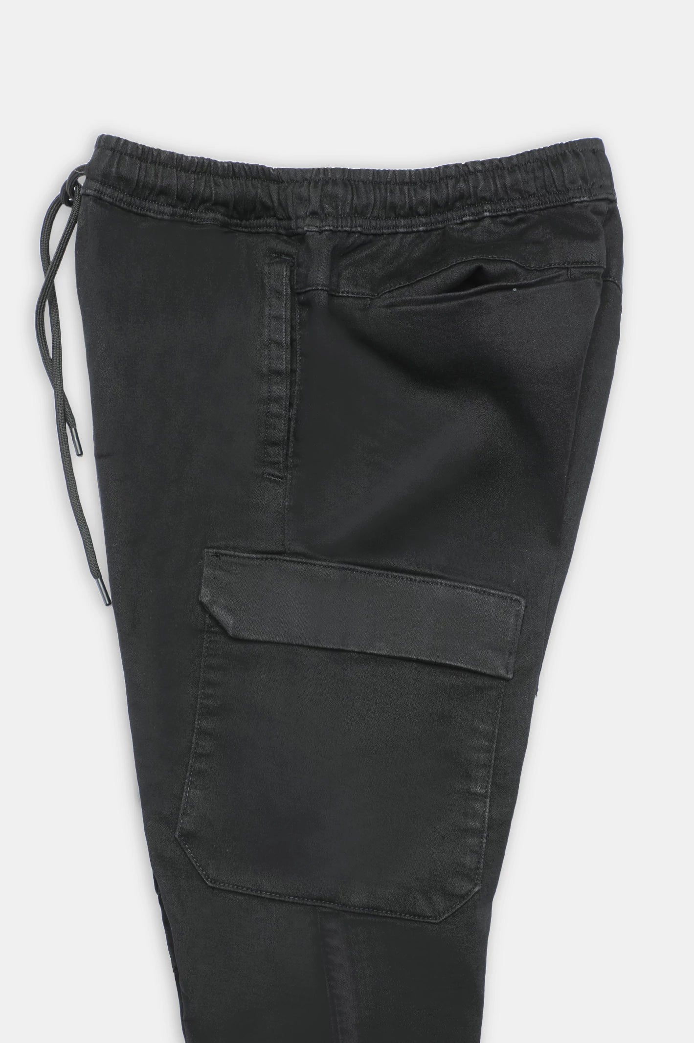 Black Smart Fit Cargo Pants - Image 3