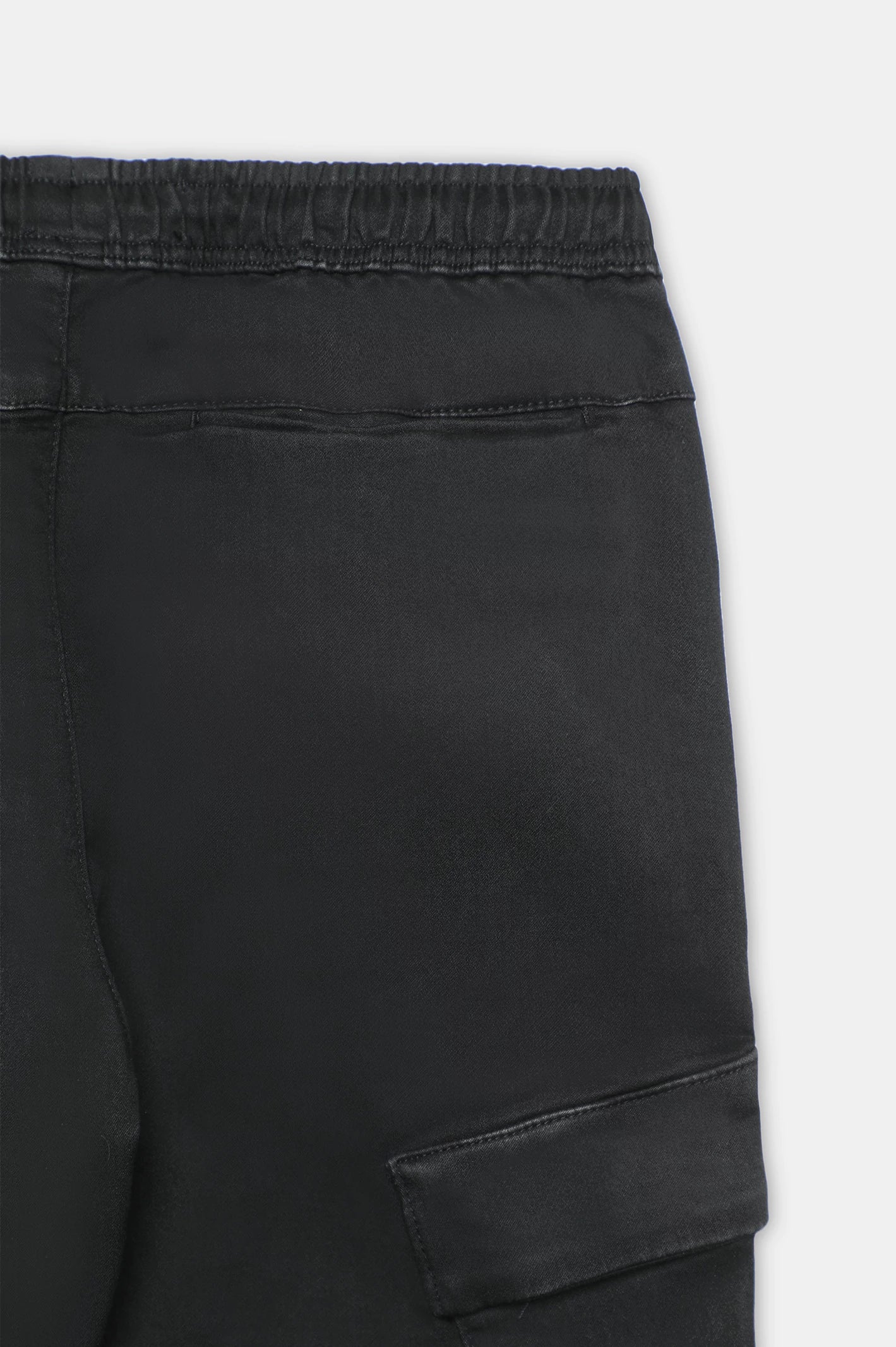 Black Smart Fit Cargo Pants - Image 4