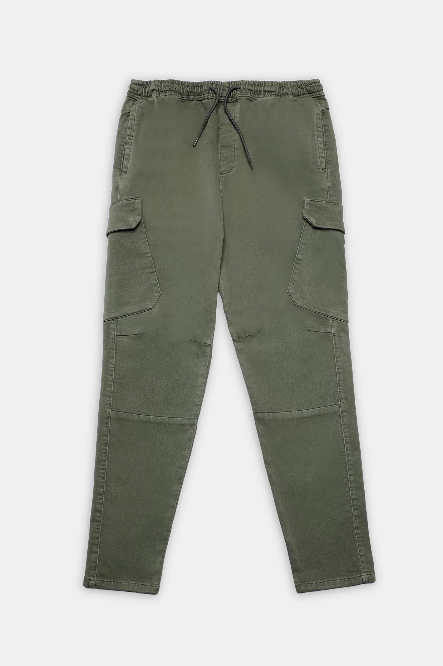 Olive Smart Fit Cargo Pants - Image 4
