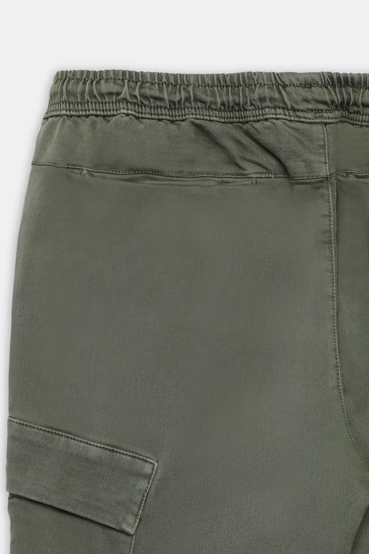 Olive Smart Fit Cargo Pants - Image 6