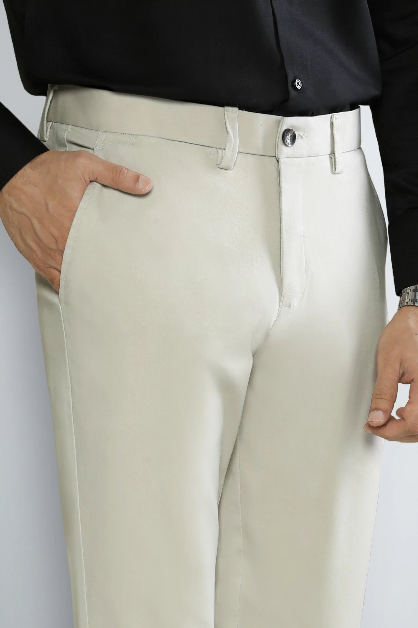 Stone Regular Fit Cotton Chino - Image 2