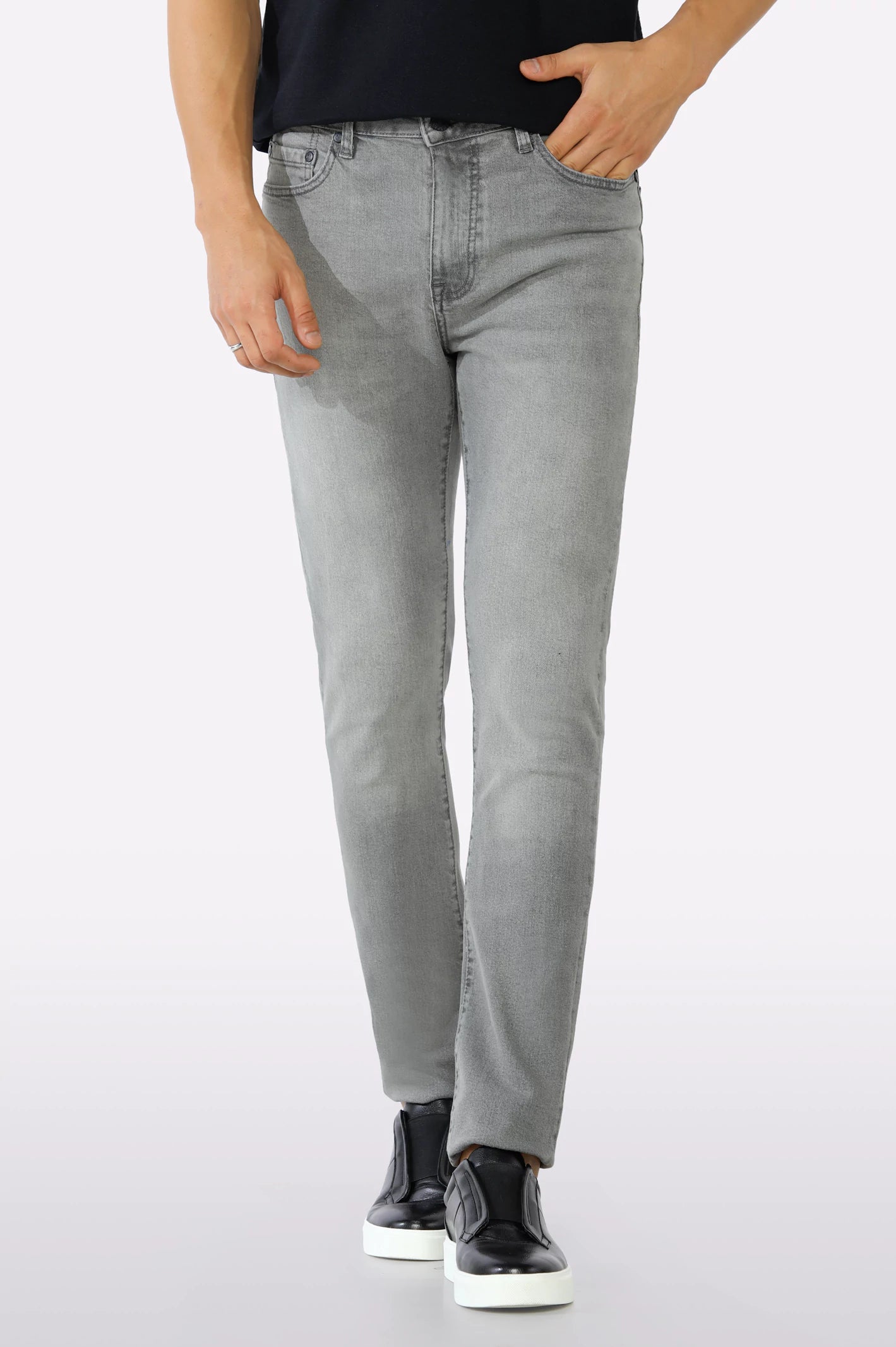 Light Grey Slim Fit Jeans