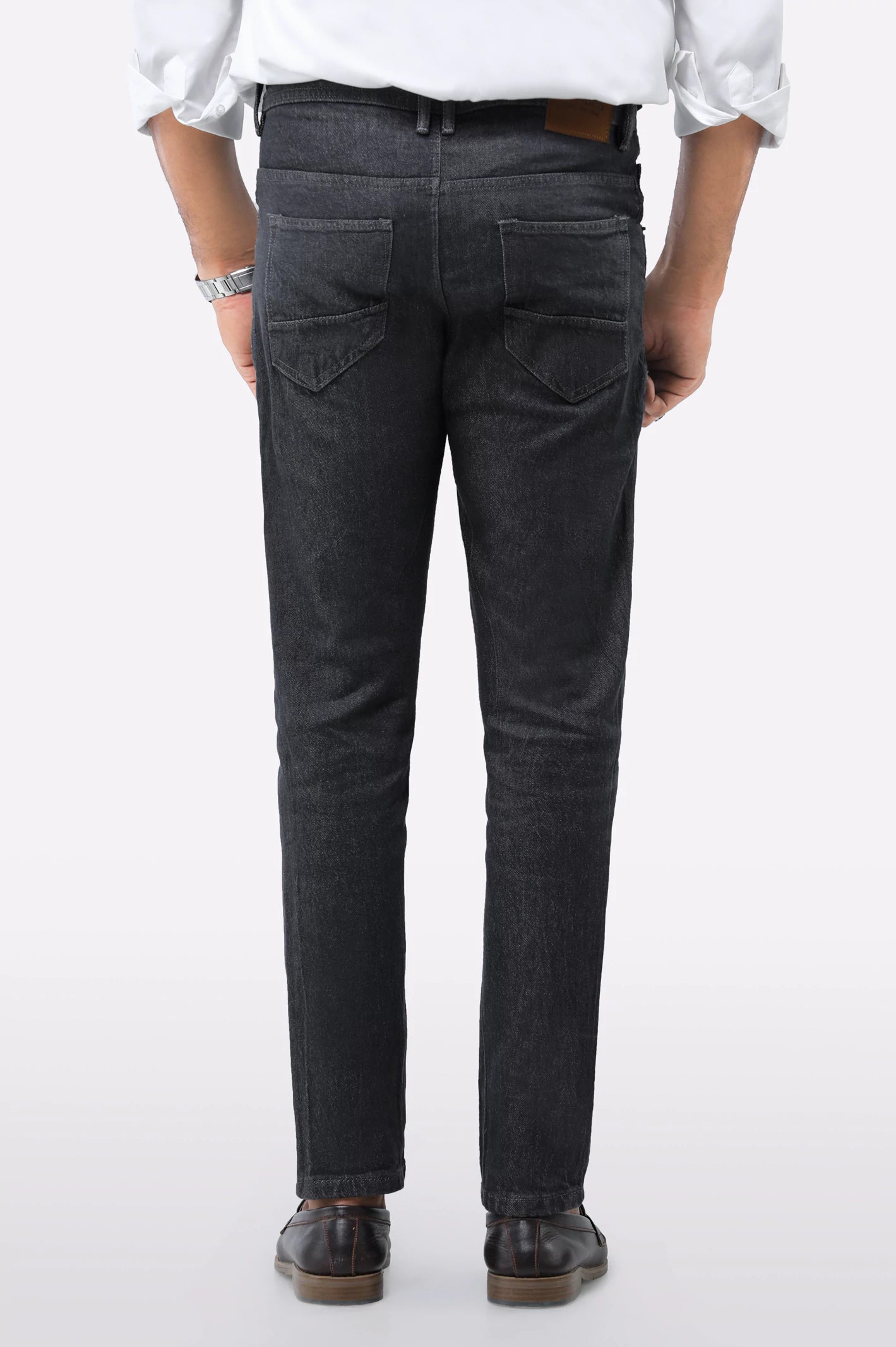 Dark Grey Smart Fit Jeans - Image 3