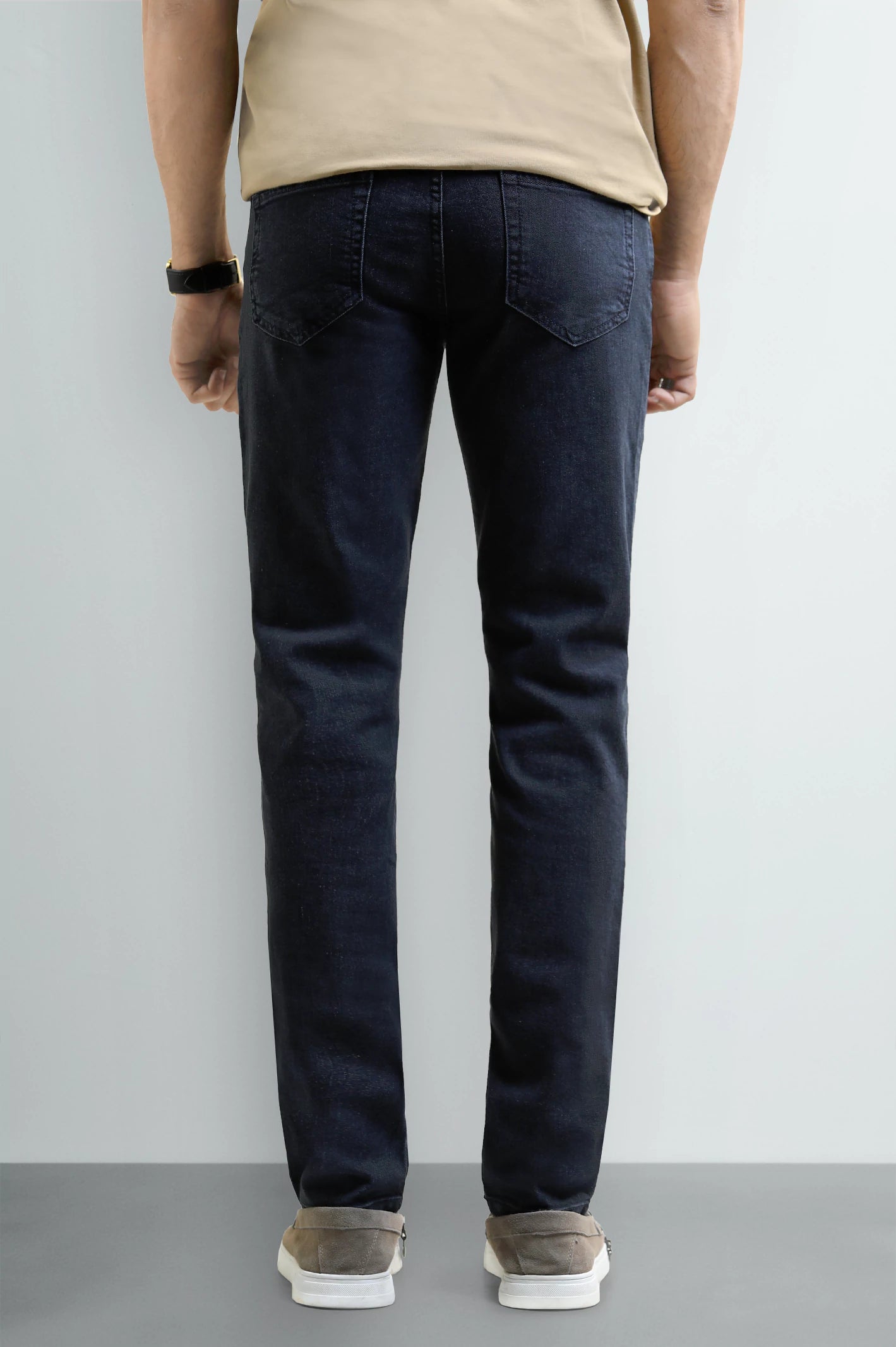 Dark Blue Slim Fit Jeans - Image 3
