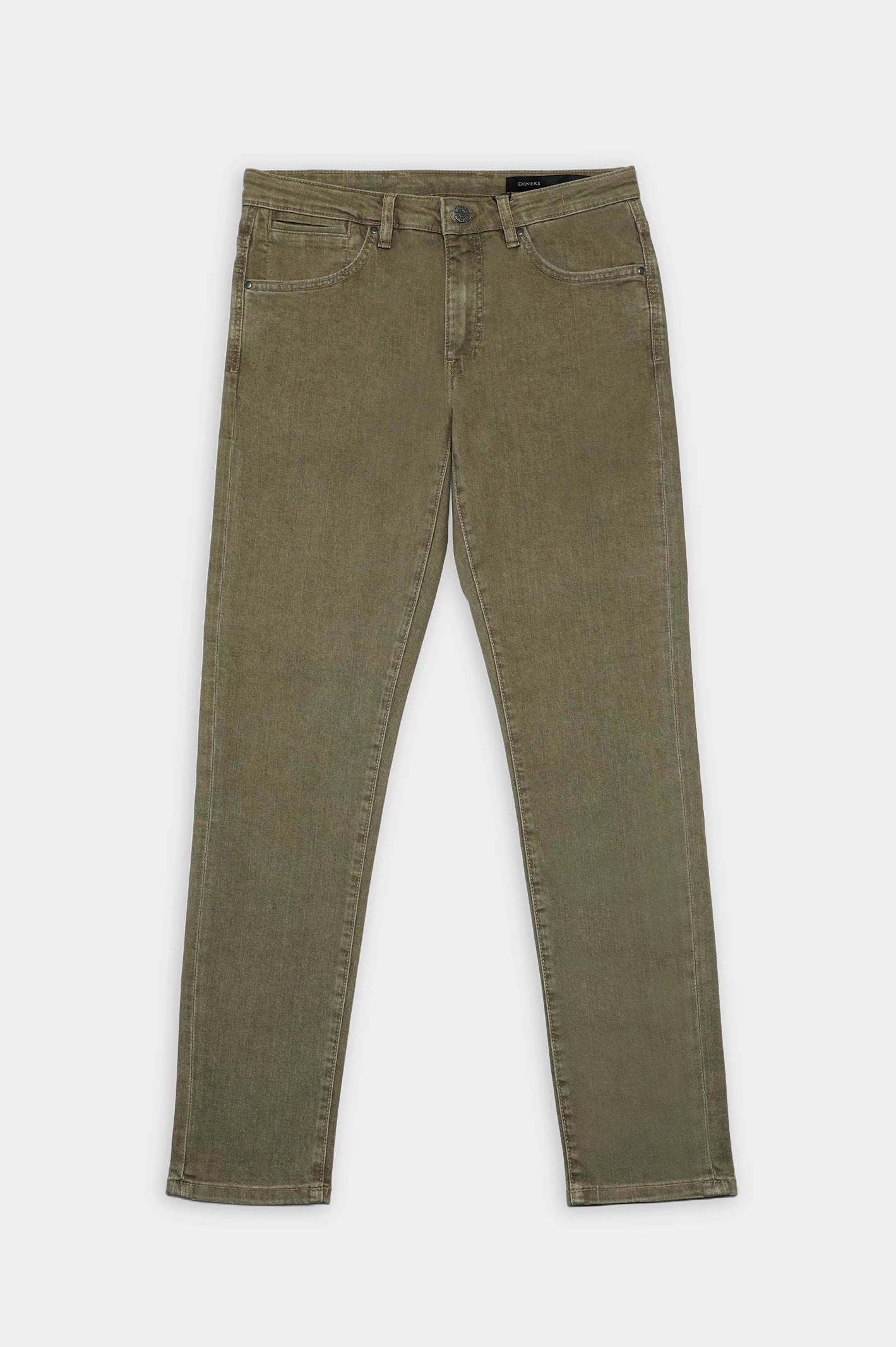 Khaki Slim Fit Jeans - Image 4