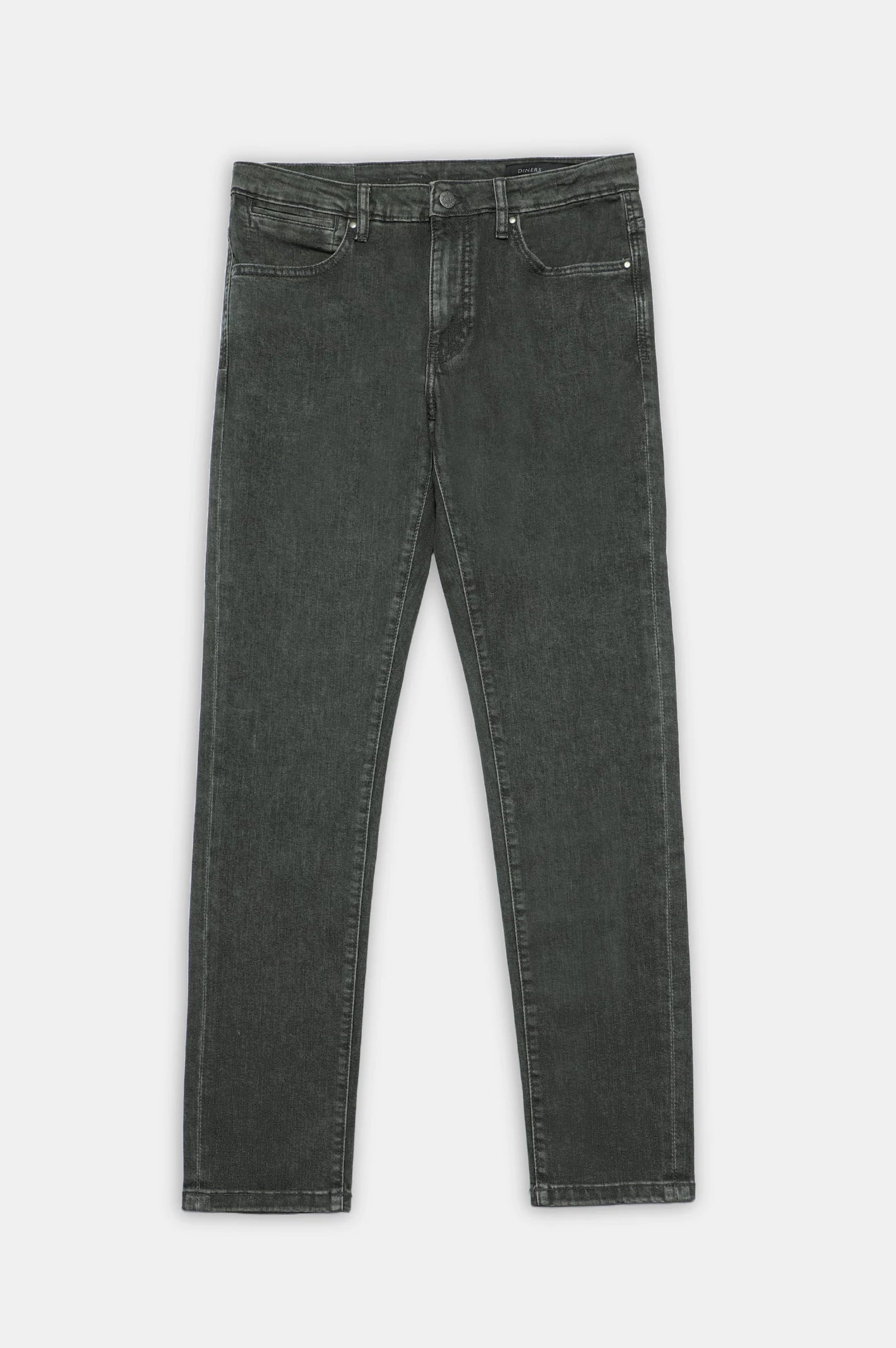 Olive Slim Fit Jeans - Image 4
