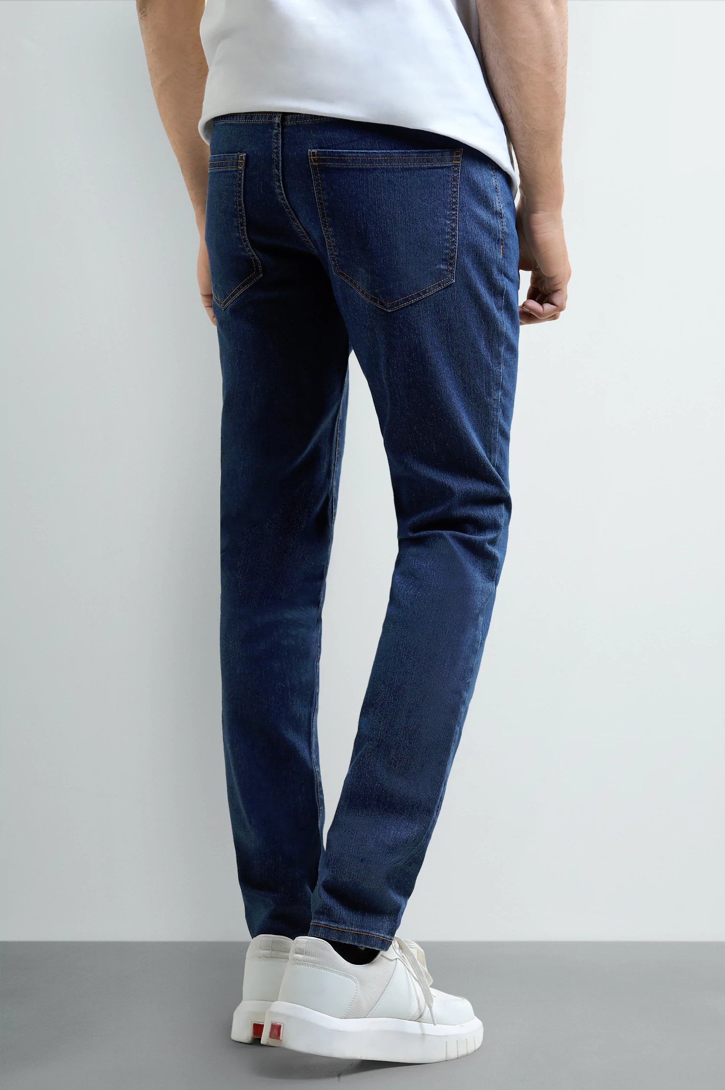 Medium Blue Slim Fit Jeans - Image 3
