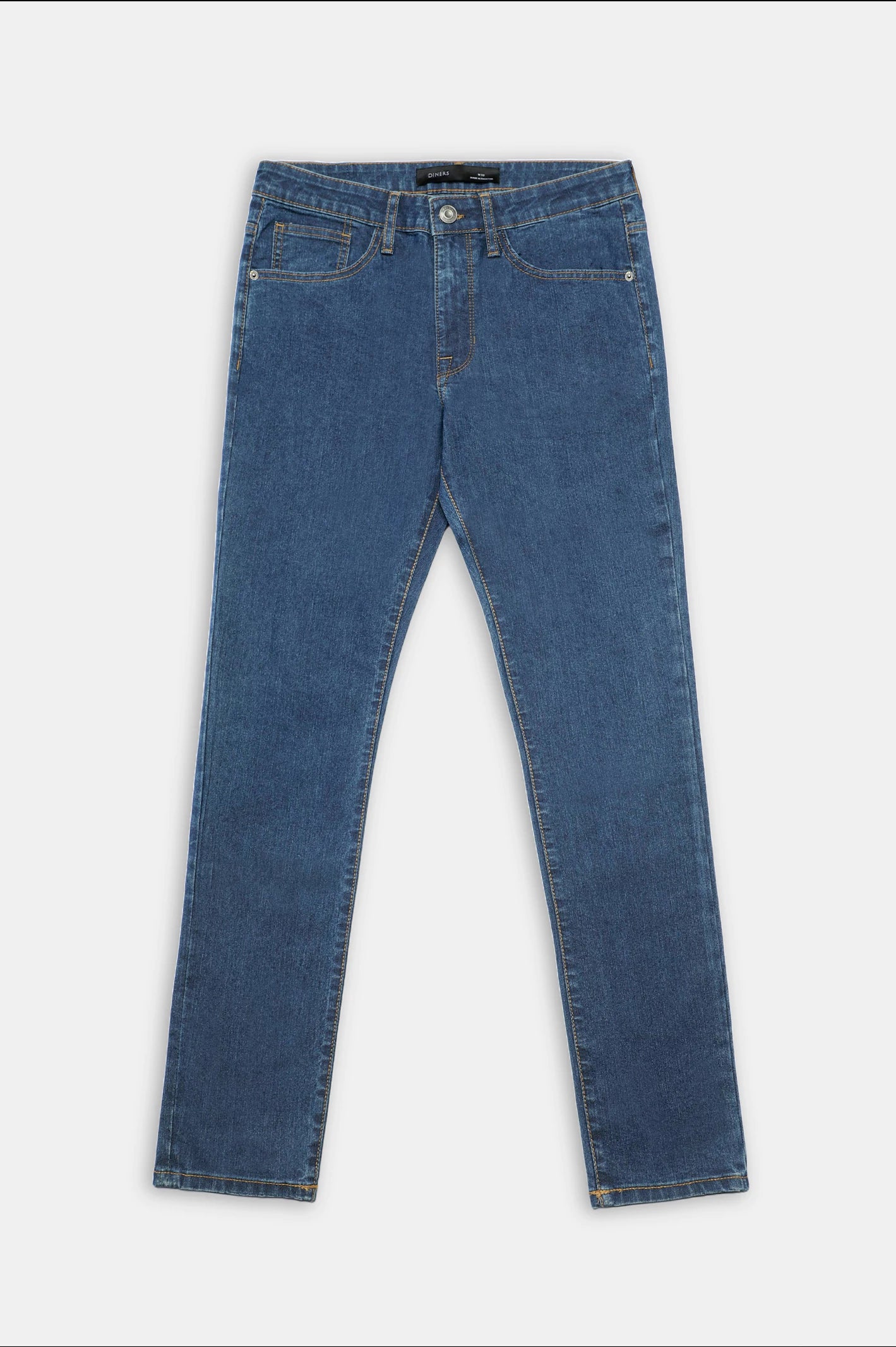 Medium Blue Slim Fit Jeans - Image 4