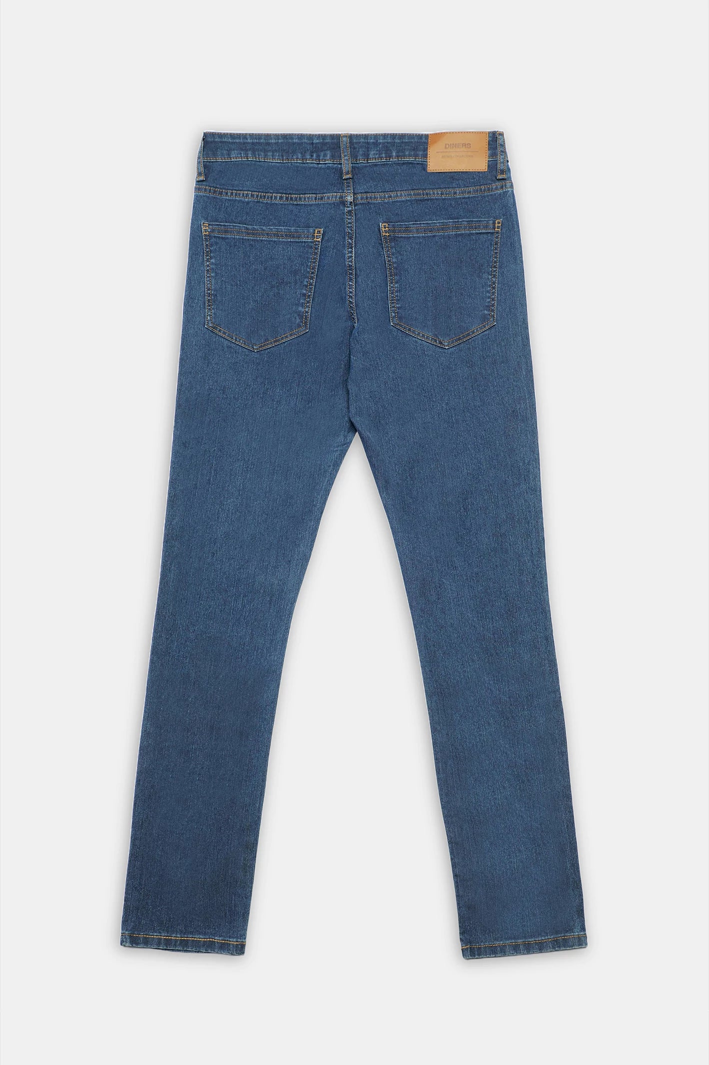 Medium Blue Slim Fit Jeans - Image 9