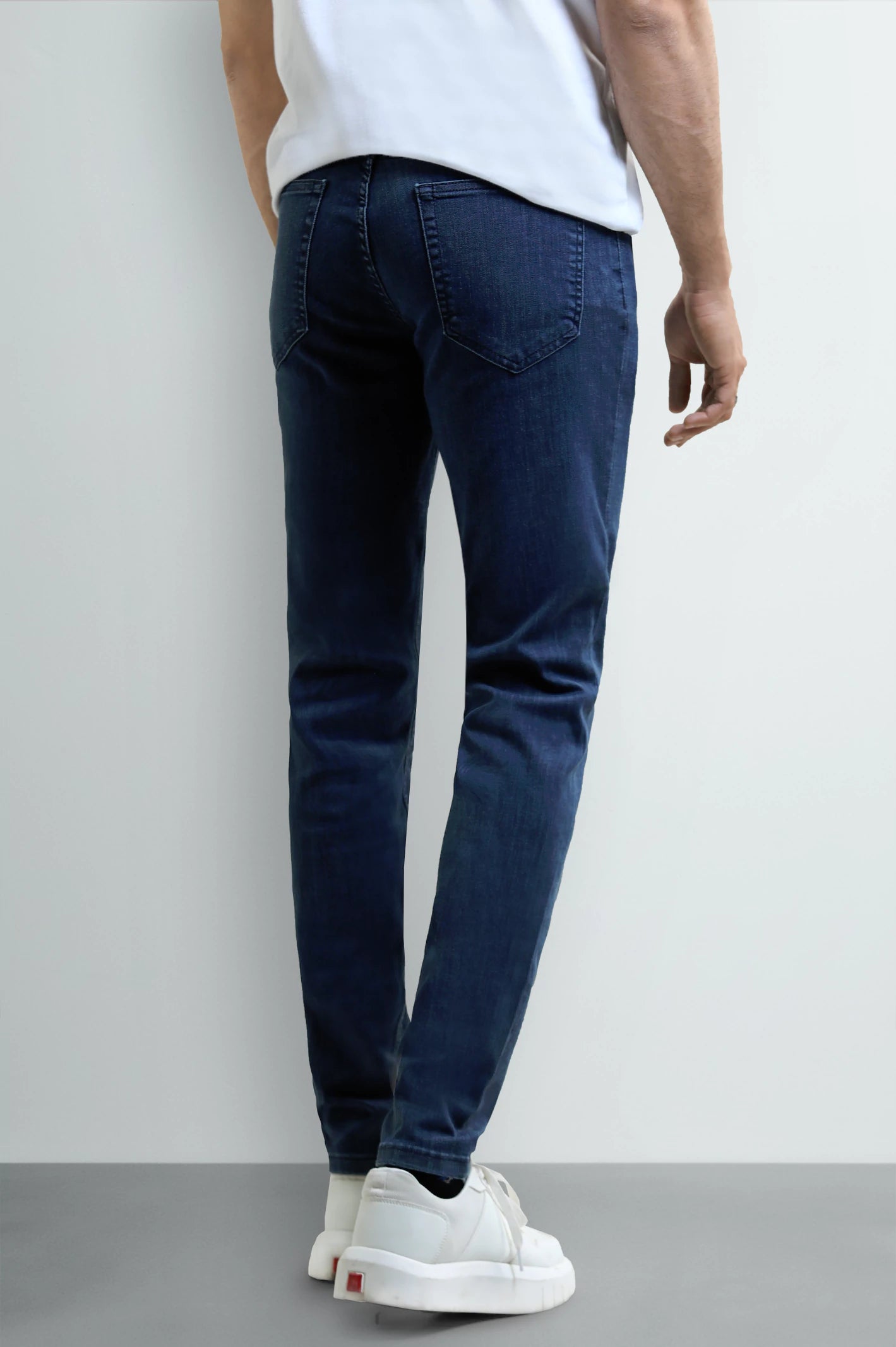 Dark Blue Slim Fit Jeans - Image 3