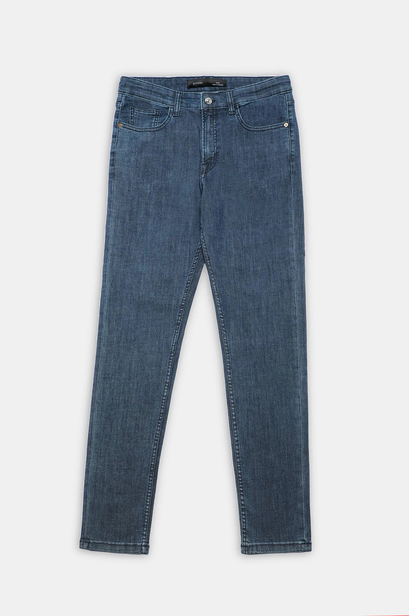 Dark Blue Slim Fit Jeans - Image 4
