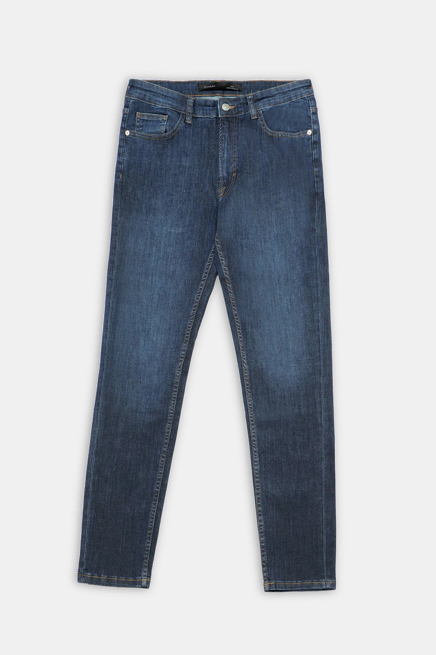Dark Blue Slim Fit Jeans - Image 4