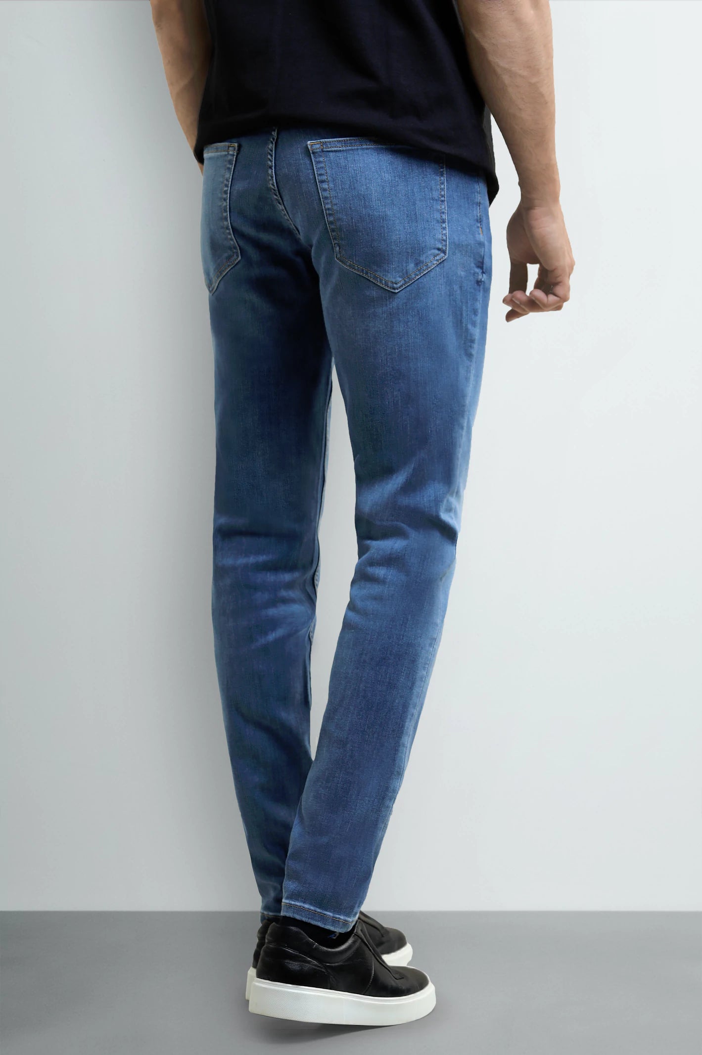 Light Blue Slim Fit Jeans - Image 3