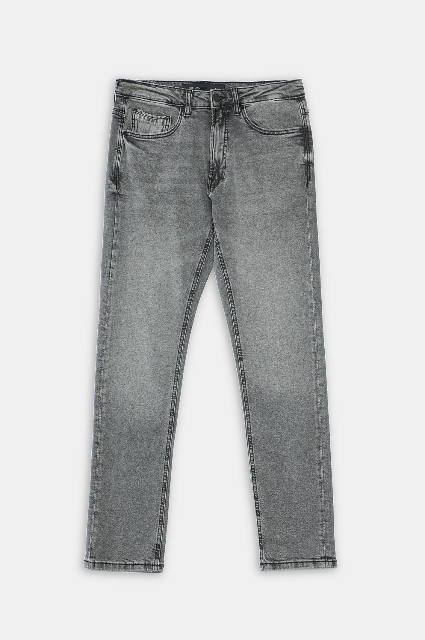 Grey Slim Fit Jeans - Image 4