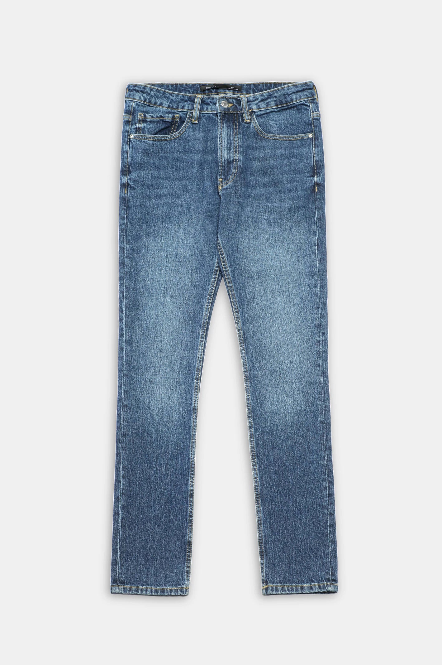Medium Blue Slim Fit Jeans - Image 4