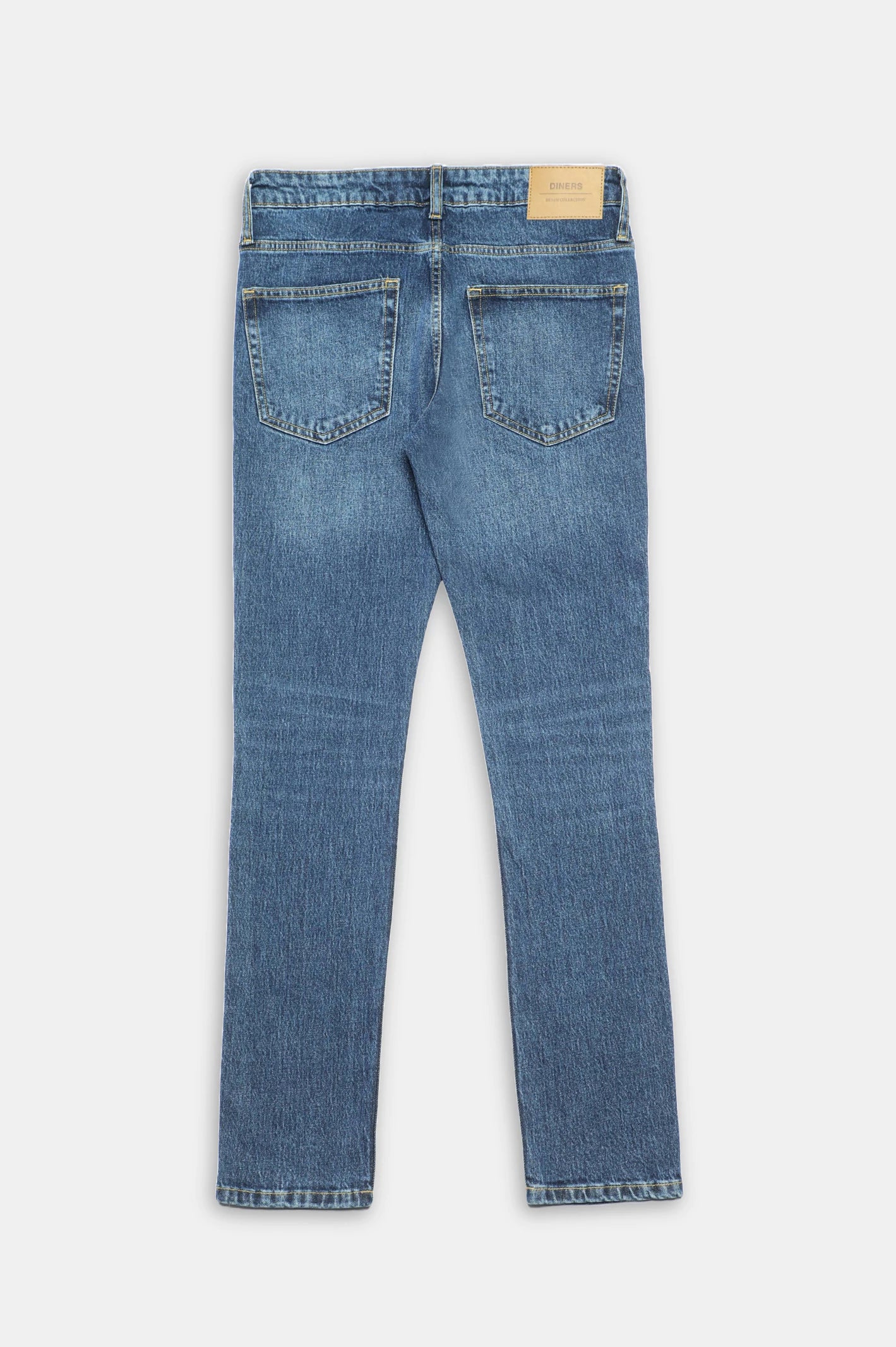 Medium Blue Slim Fit Jeans - Image 9