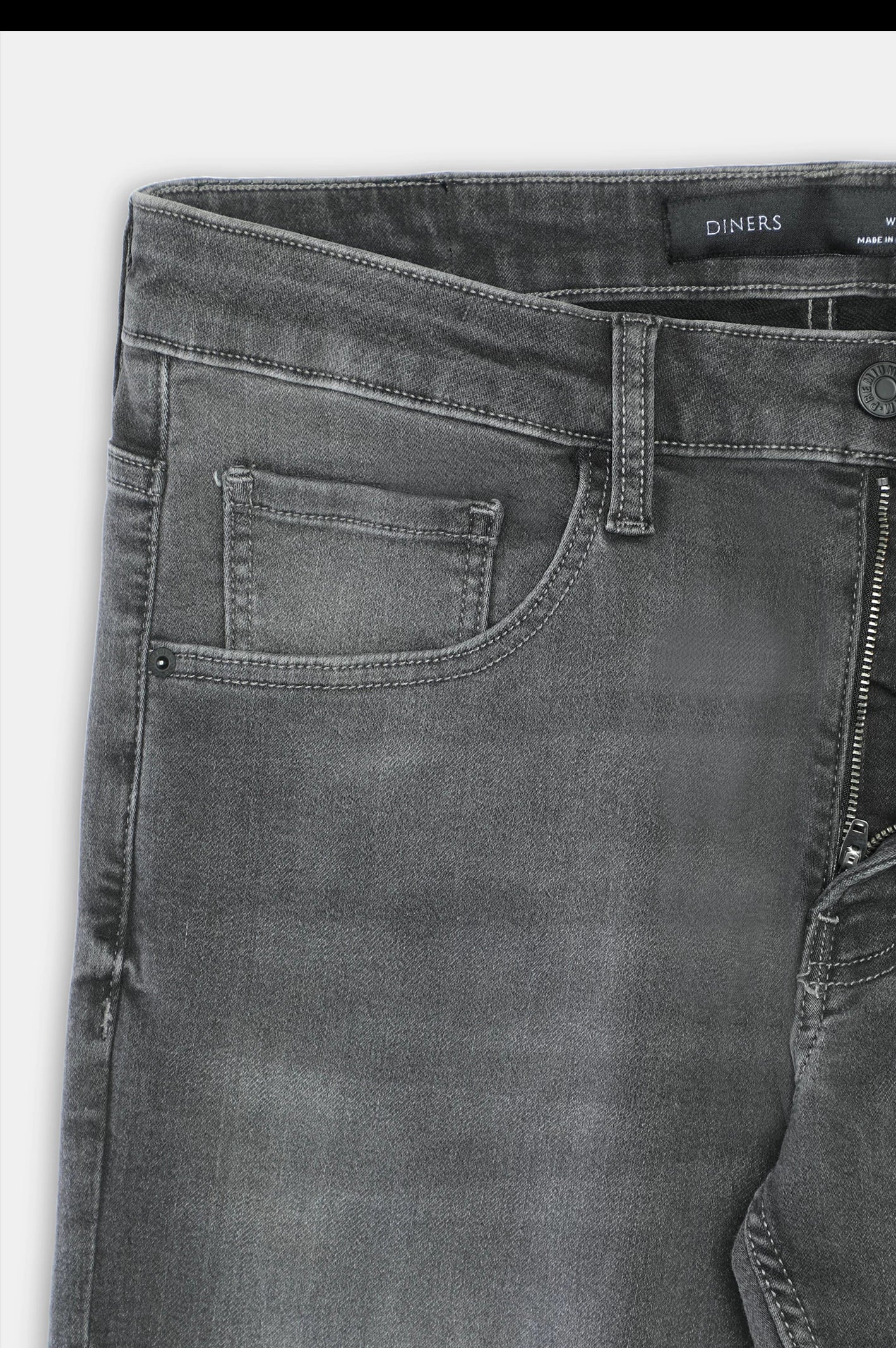 Light Grey Slim Fit Jeans - Image 6