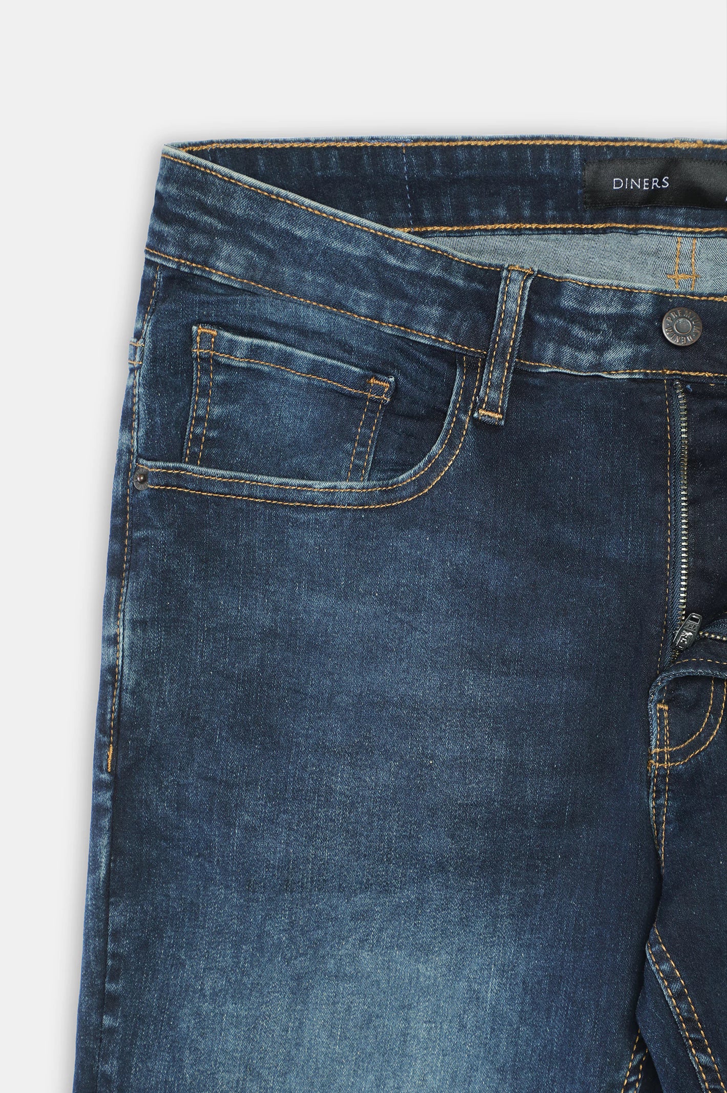 Dark Blue Slim Fit Jeans - Image 6