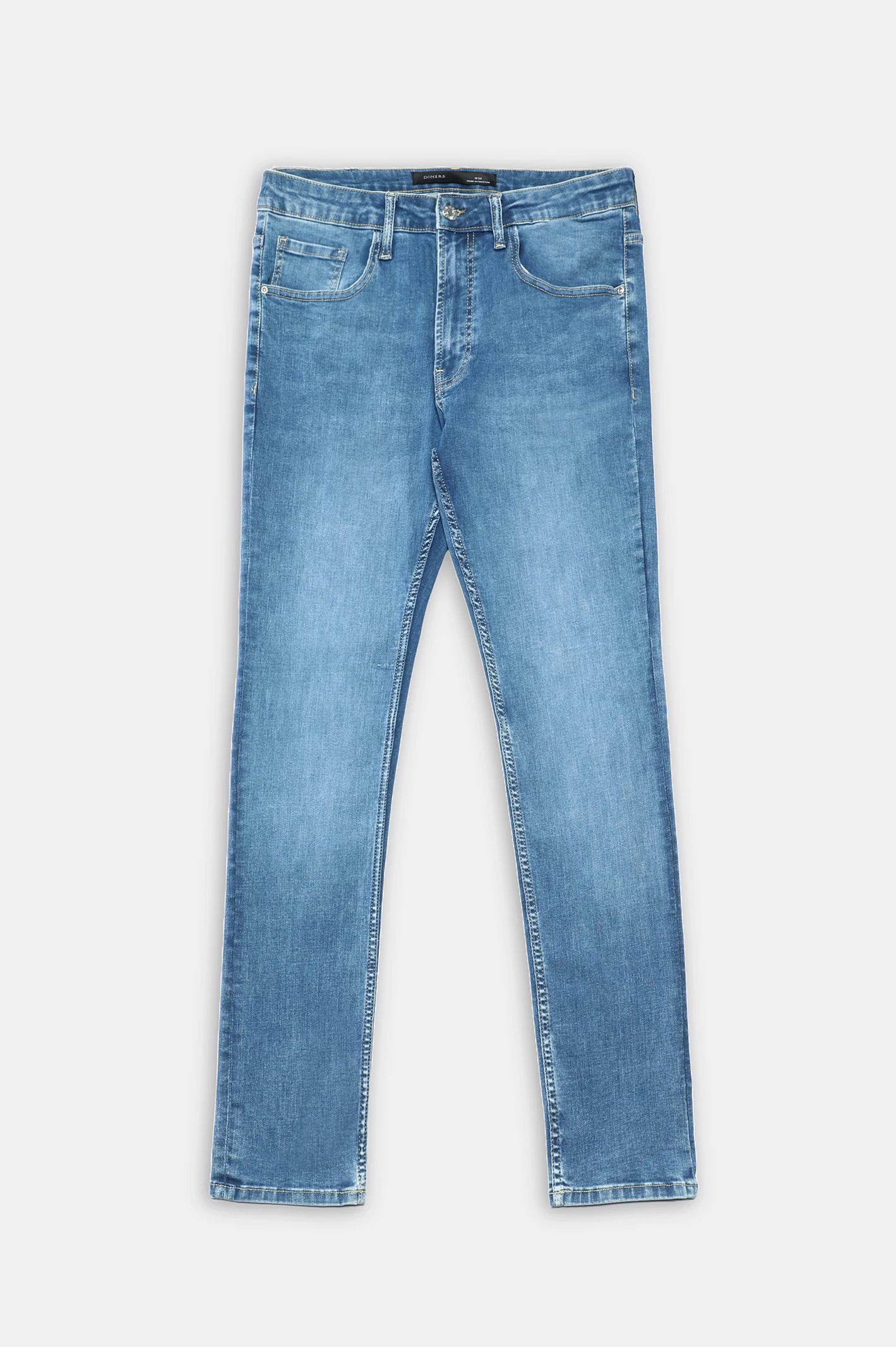 Light Blue Slim Fit Jeans - Image 4