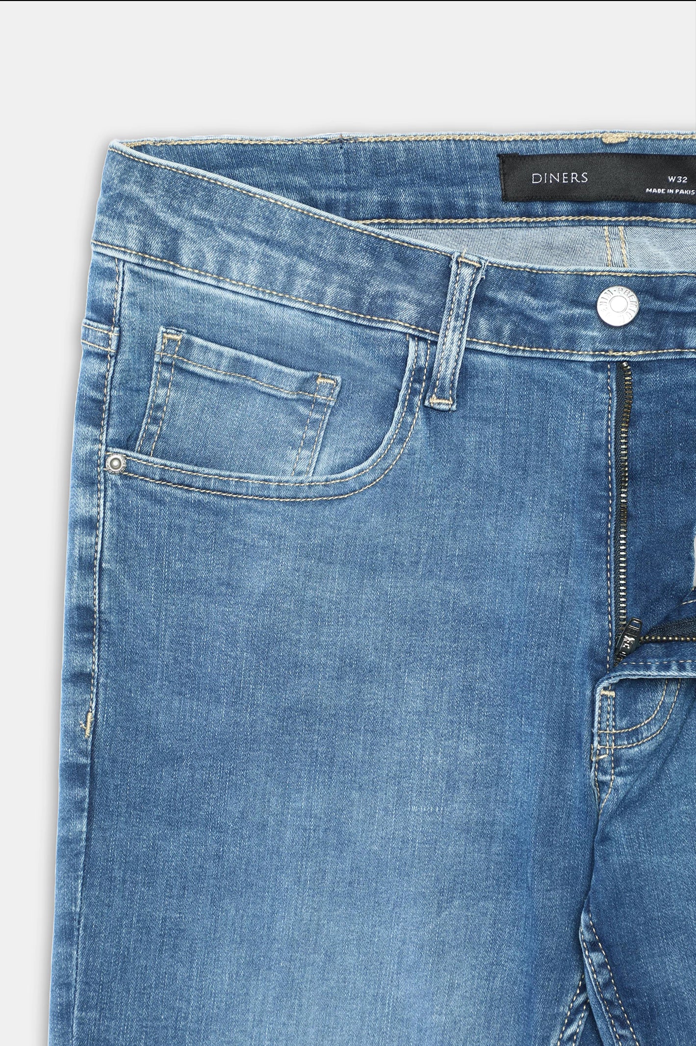 Light Blue Slim Fit Jeans - Image 6