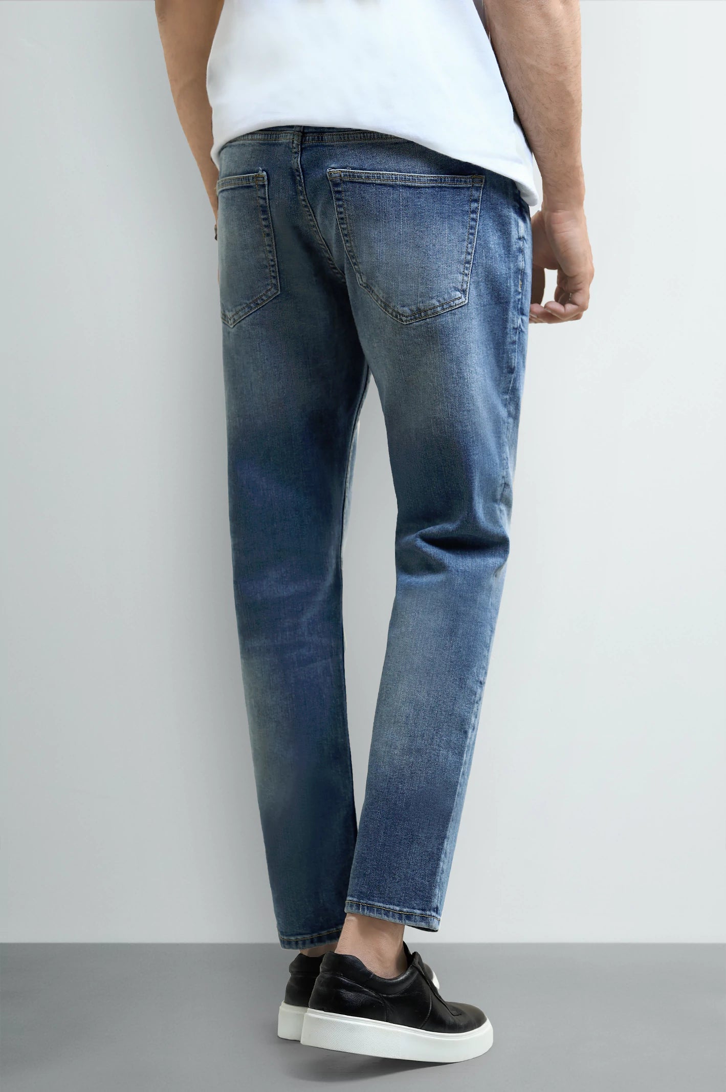 Light Blue Slim Fit Jeans - Image 3