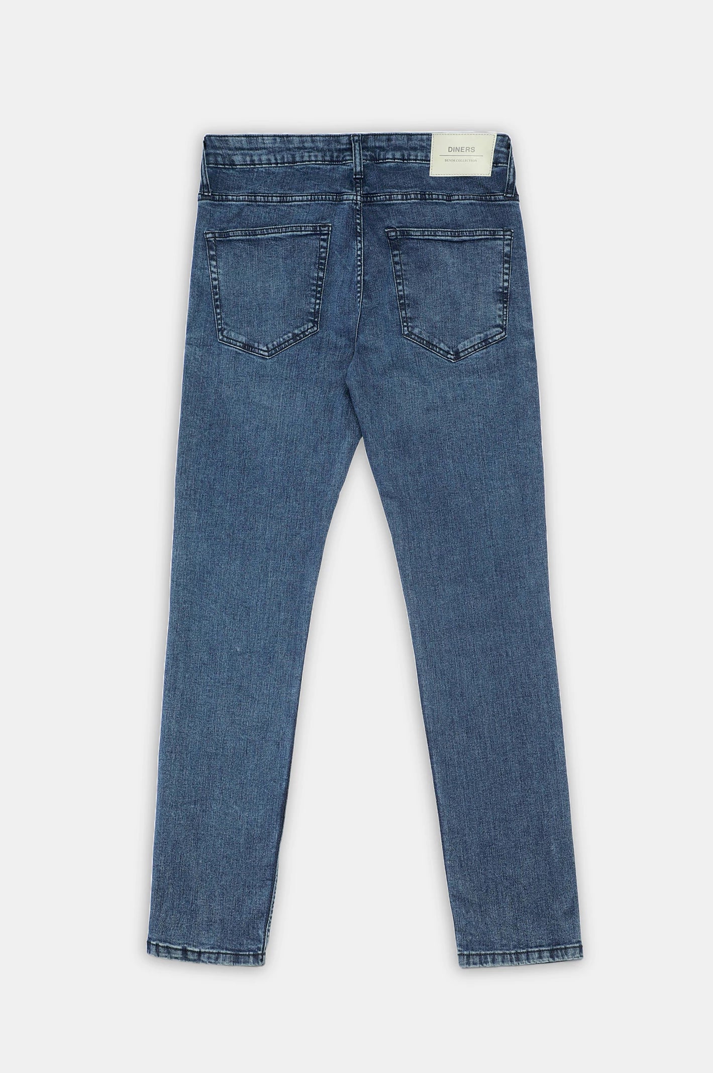 Medium Blue Slim Fit Jeans - Image 9