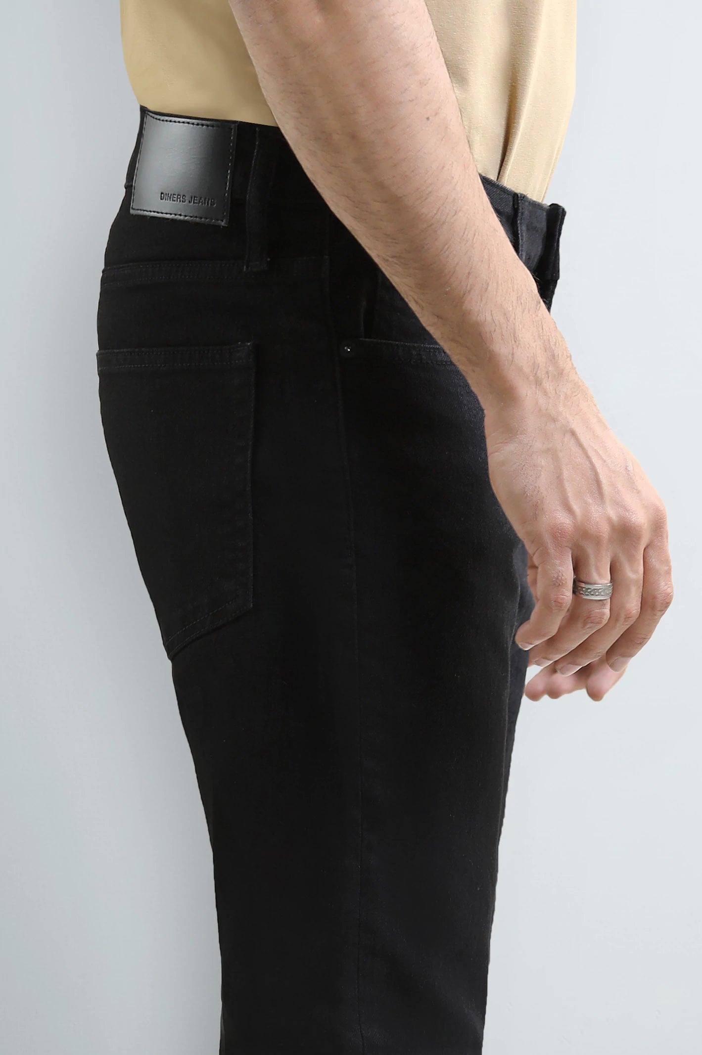Black Slim Fit Jeans - Image 2