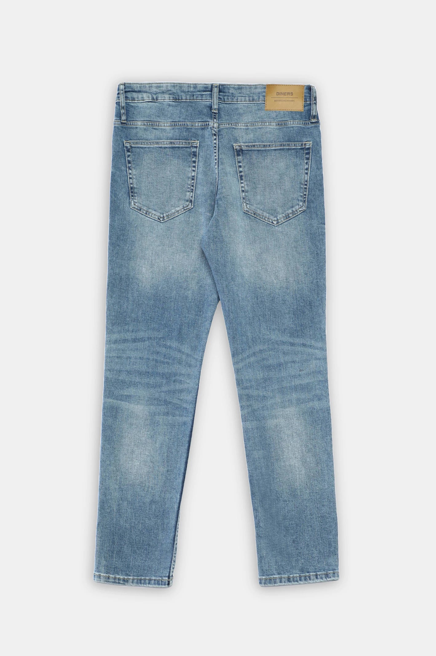 Medium Blue Slim Fit Jeans - Image 9