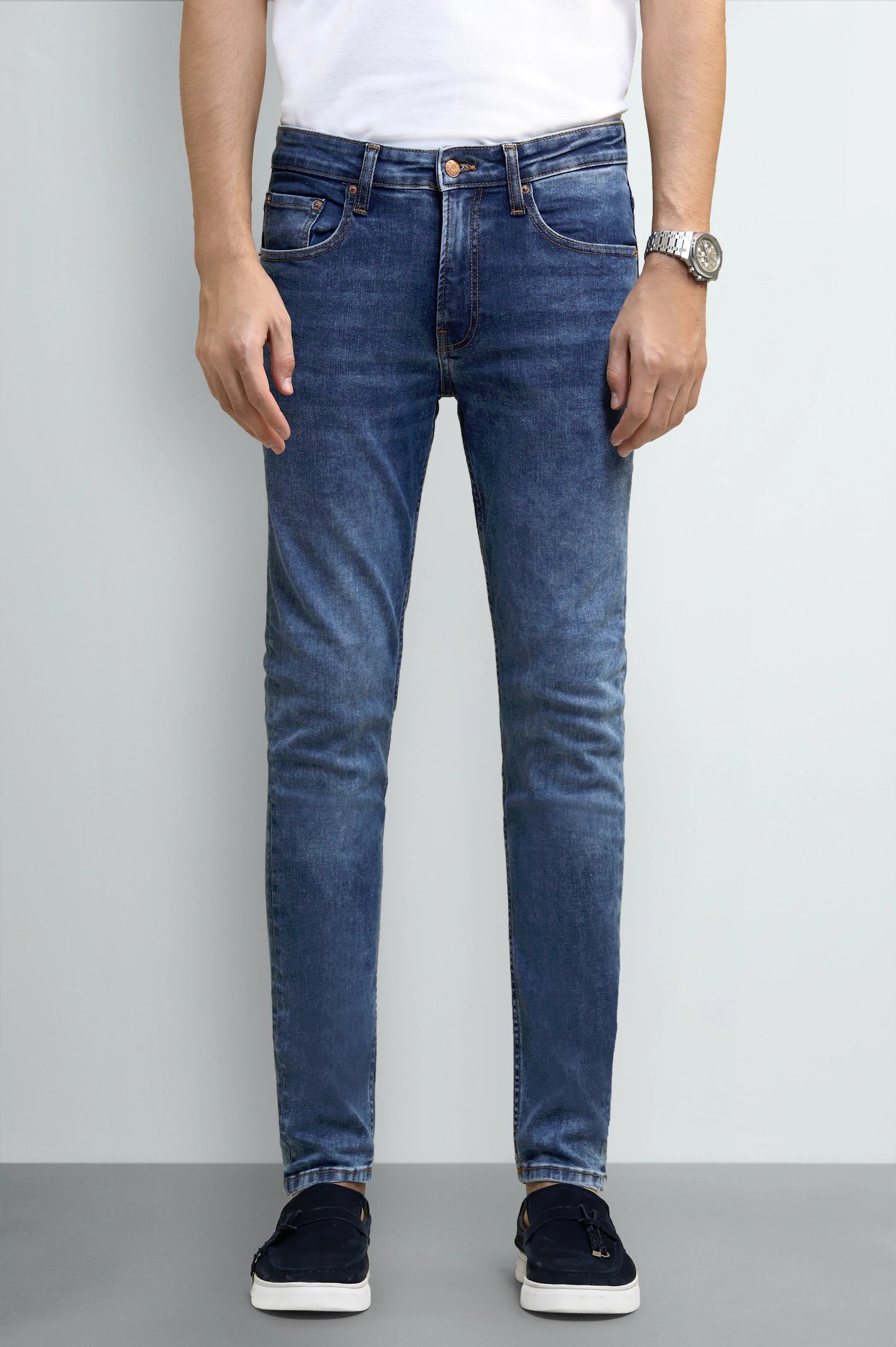 Dark Blue Slim Fit Jeans