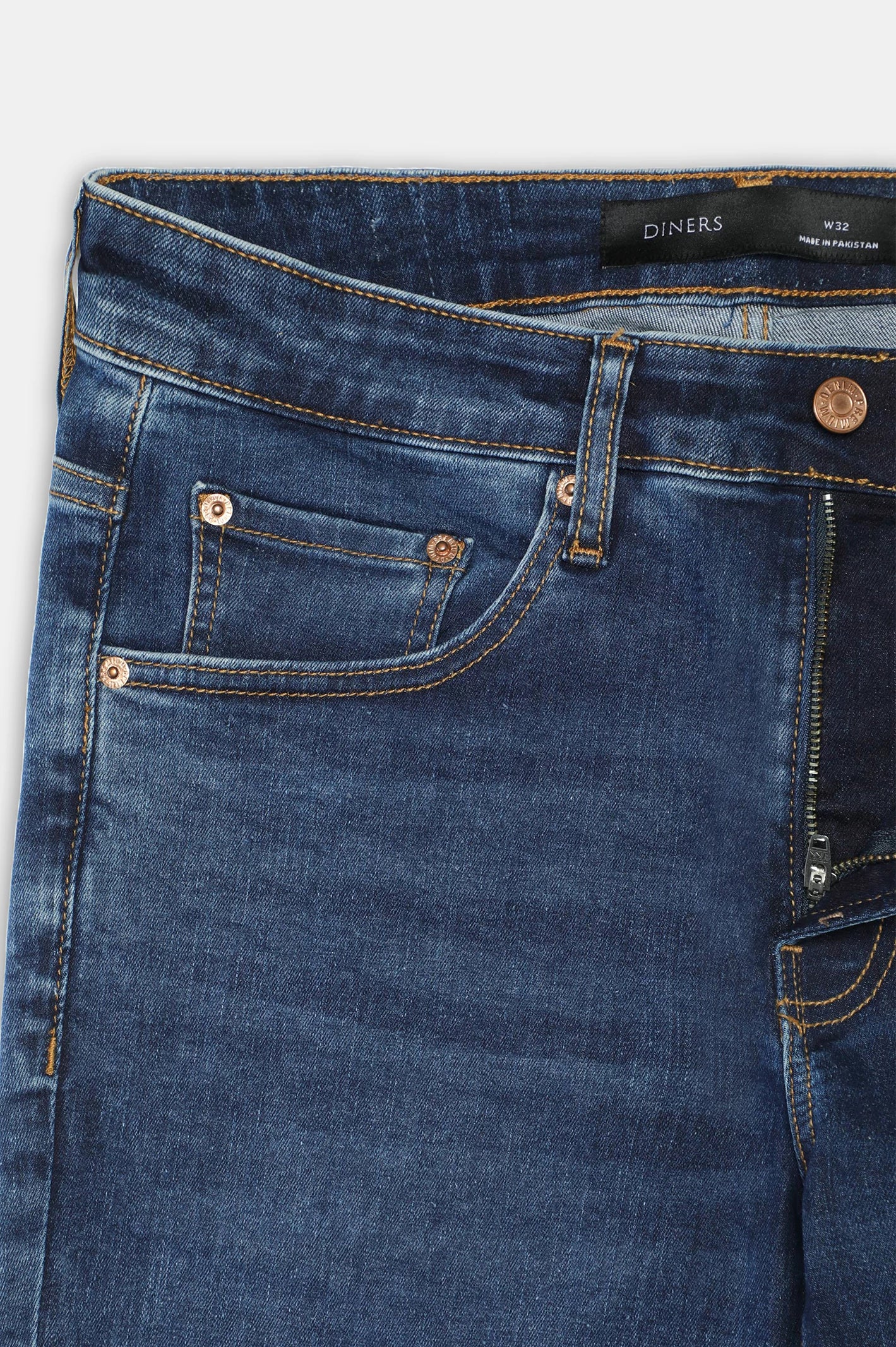 Dark Blue Slim Fit Jeans - Image 6