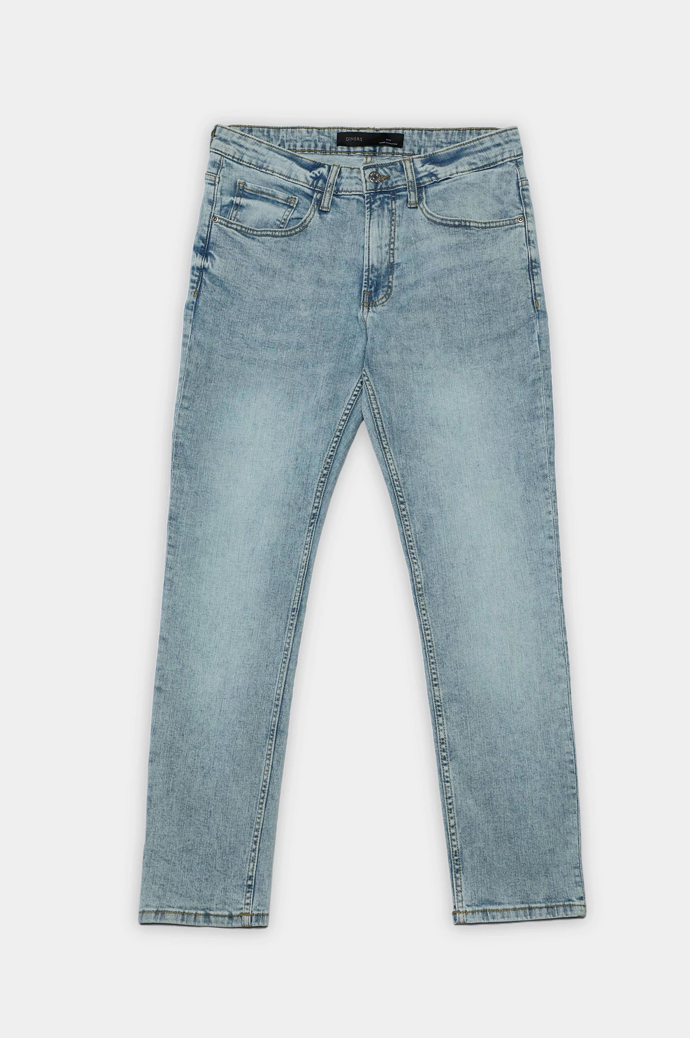 Light Blue Slim Fit Jeans - Image 4