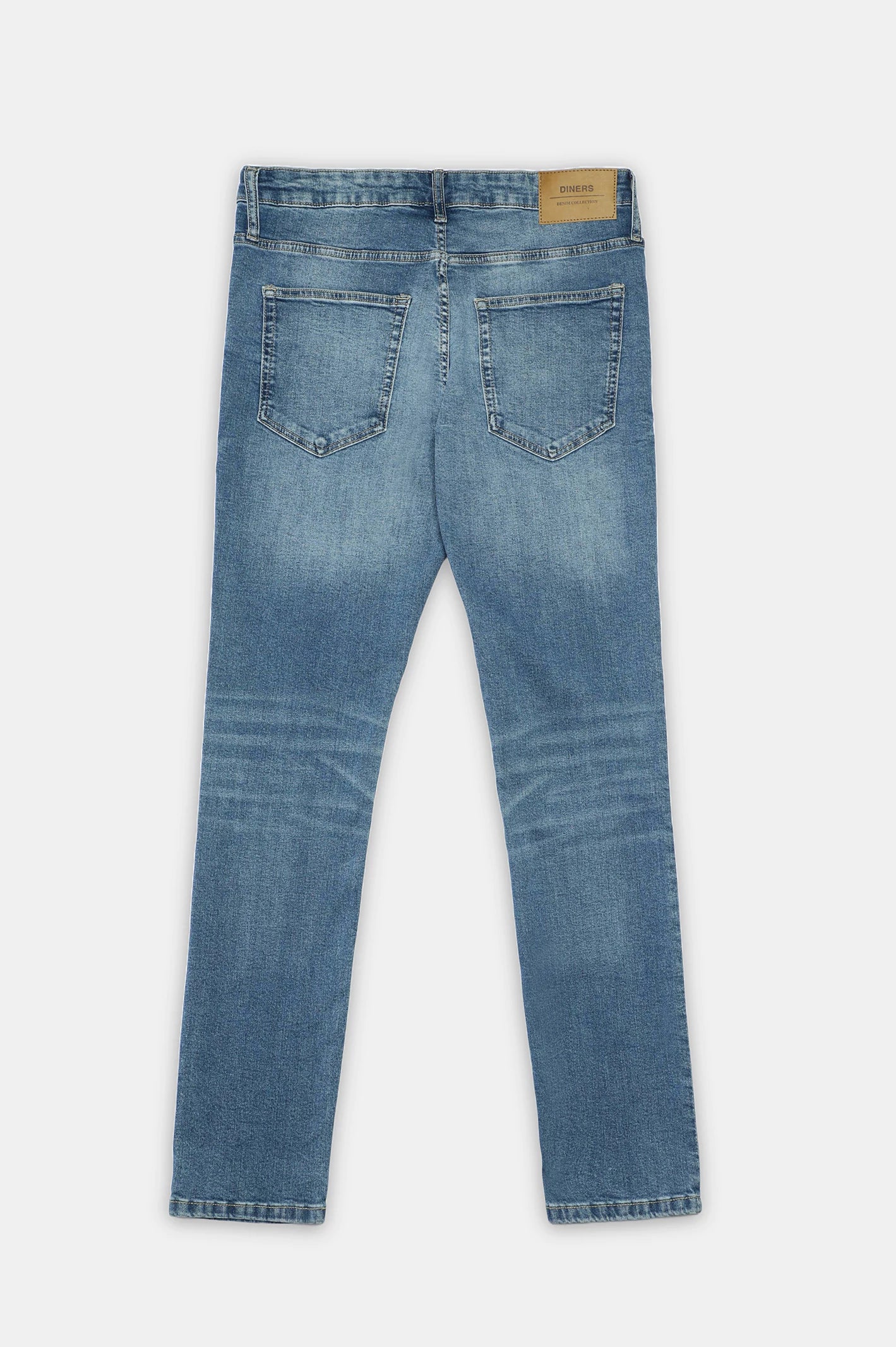 Medium Blue Slim Fit Jeans - Image 9