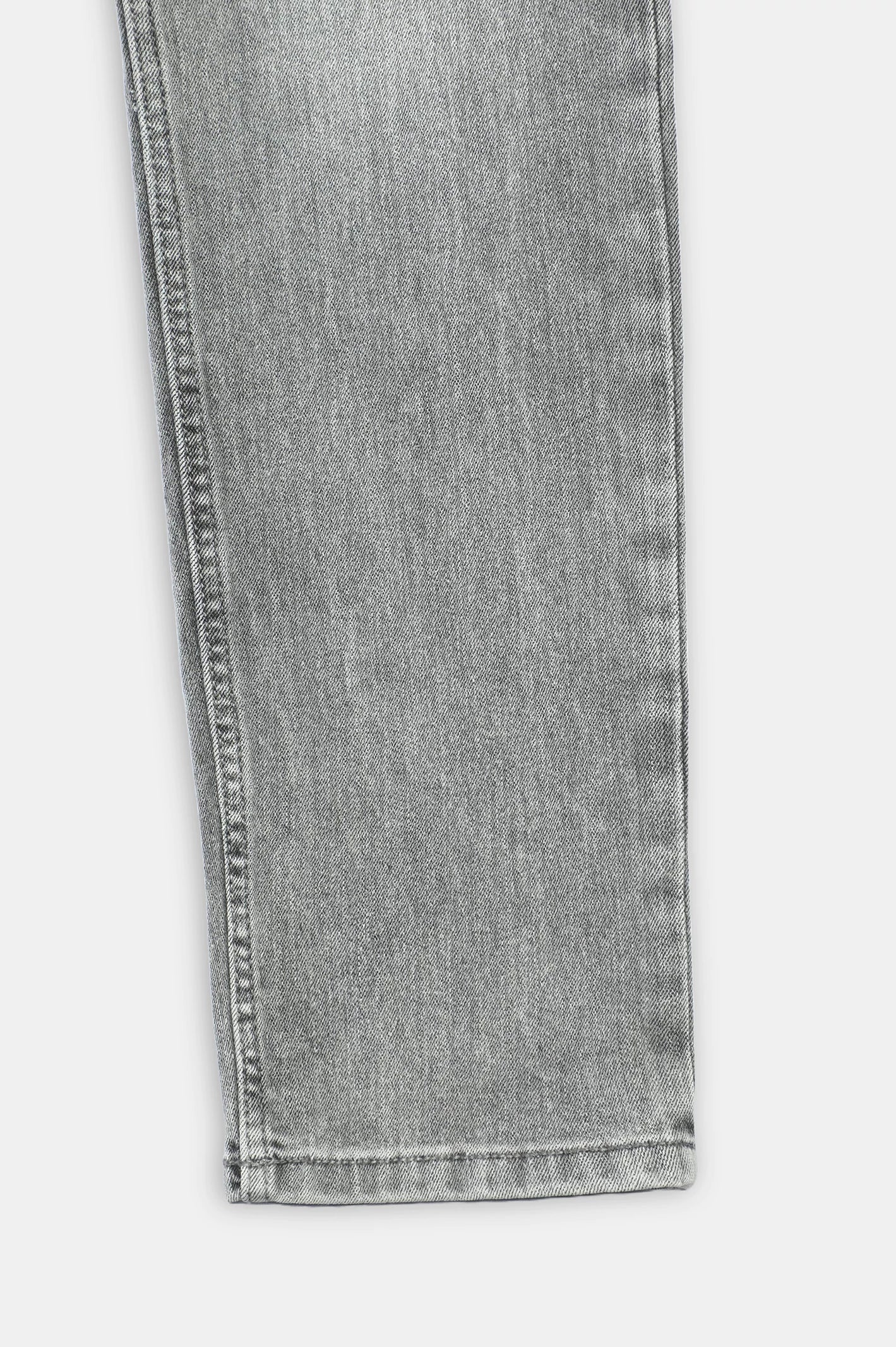 Light Grey Slim Fit Jeans - Image 8