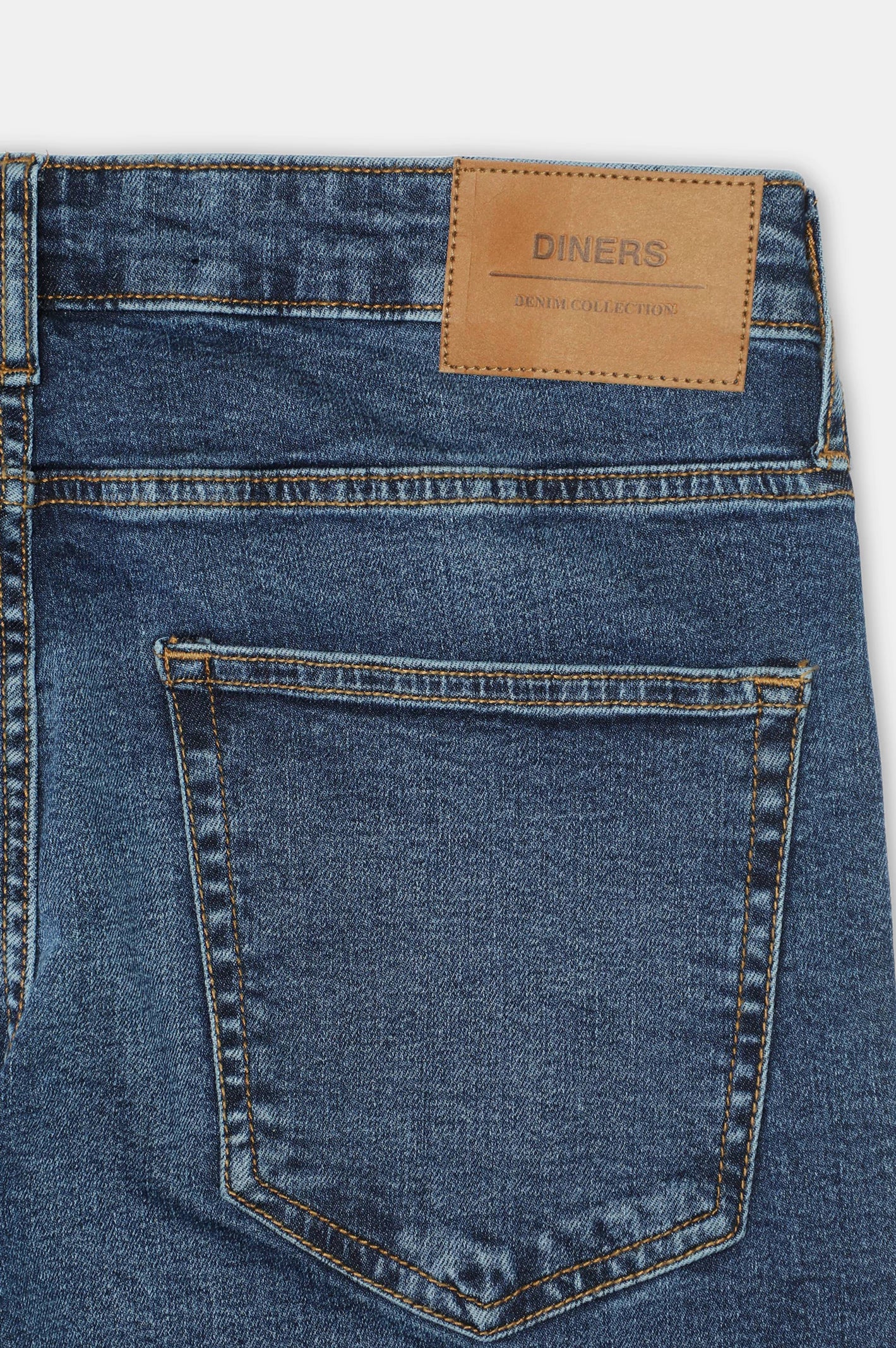 Medium Blue Slim Fit Jeans - Image 7