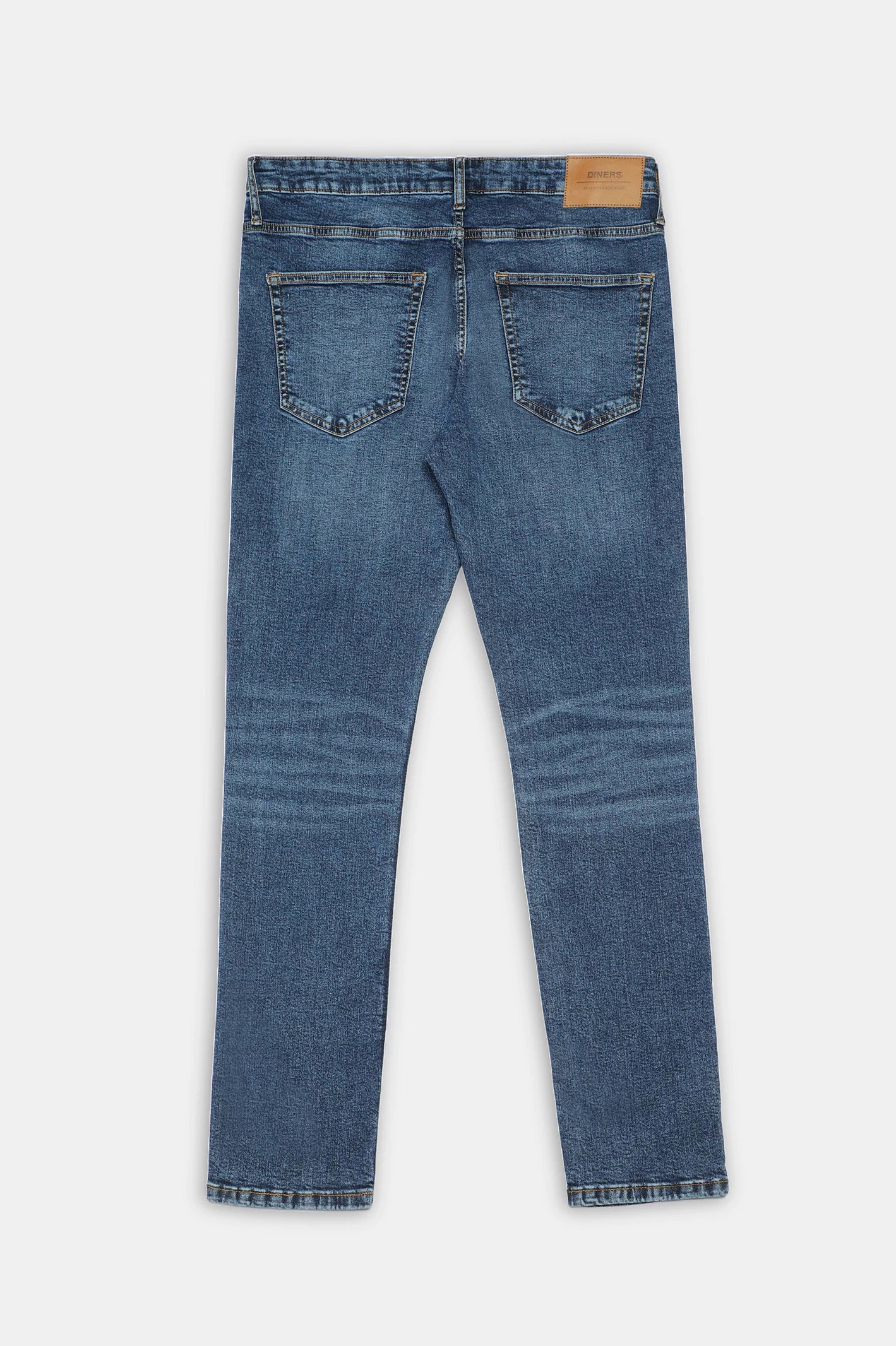 Medium Blue Slim Fit Jeans - Image 9