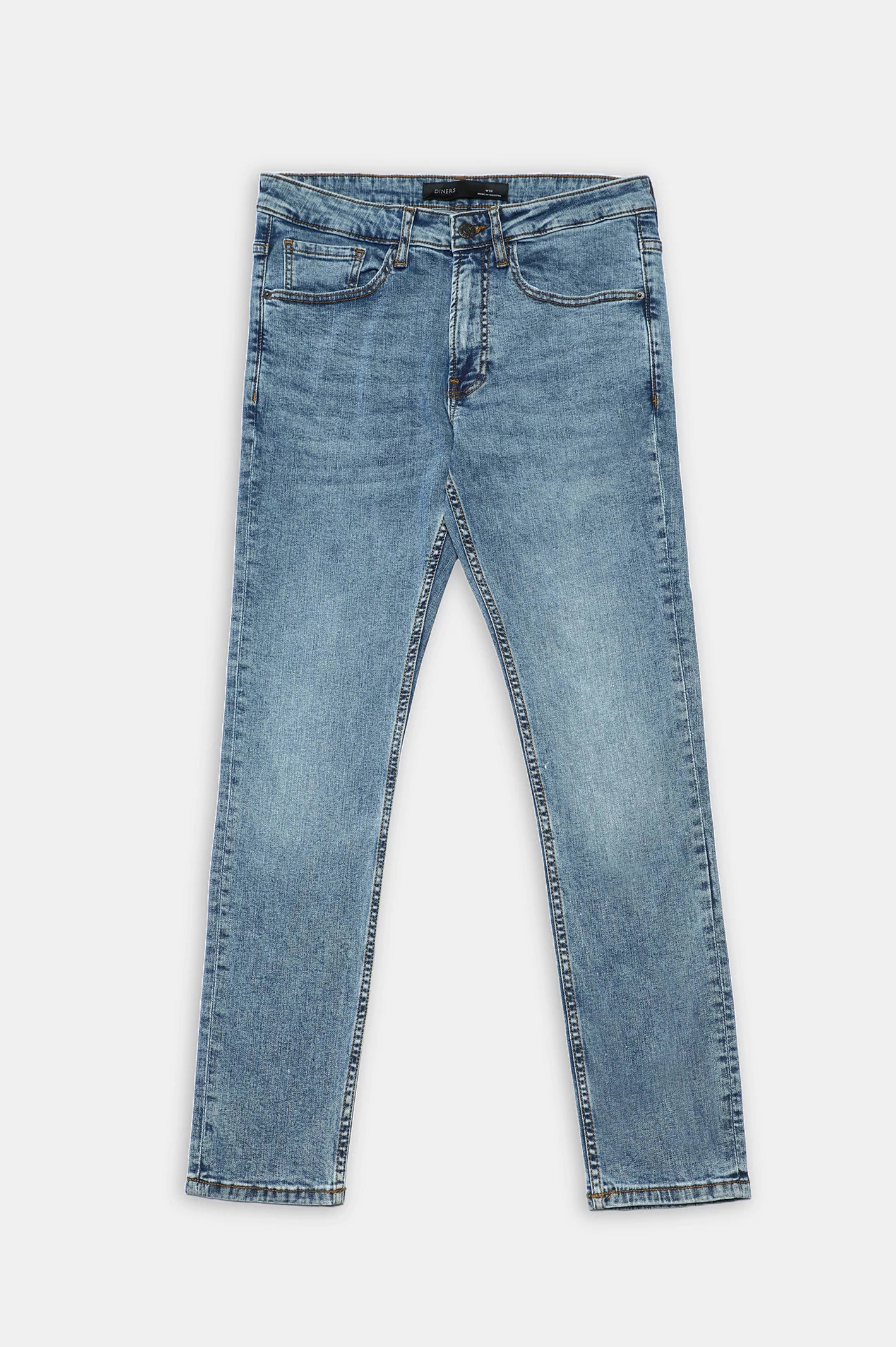 Medium Blue Slim Fit Jeans - Image 4