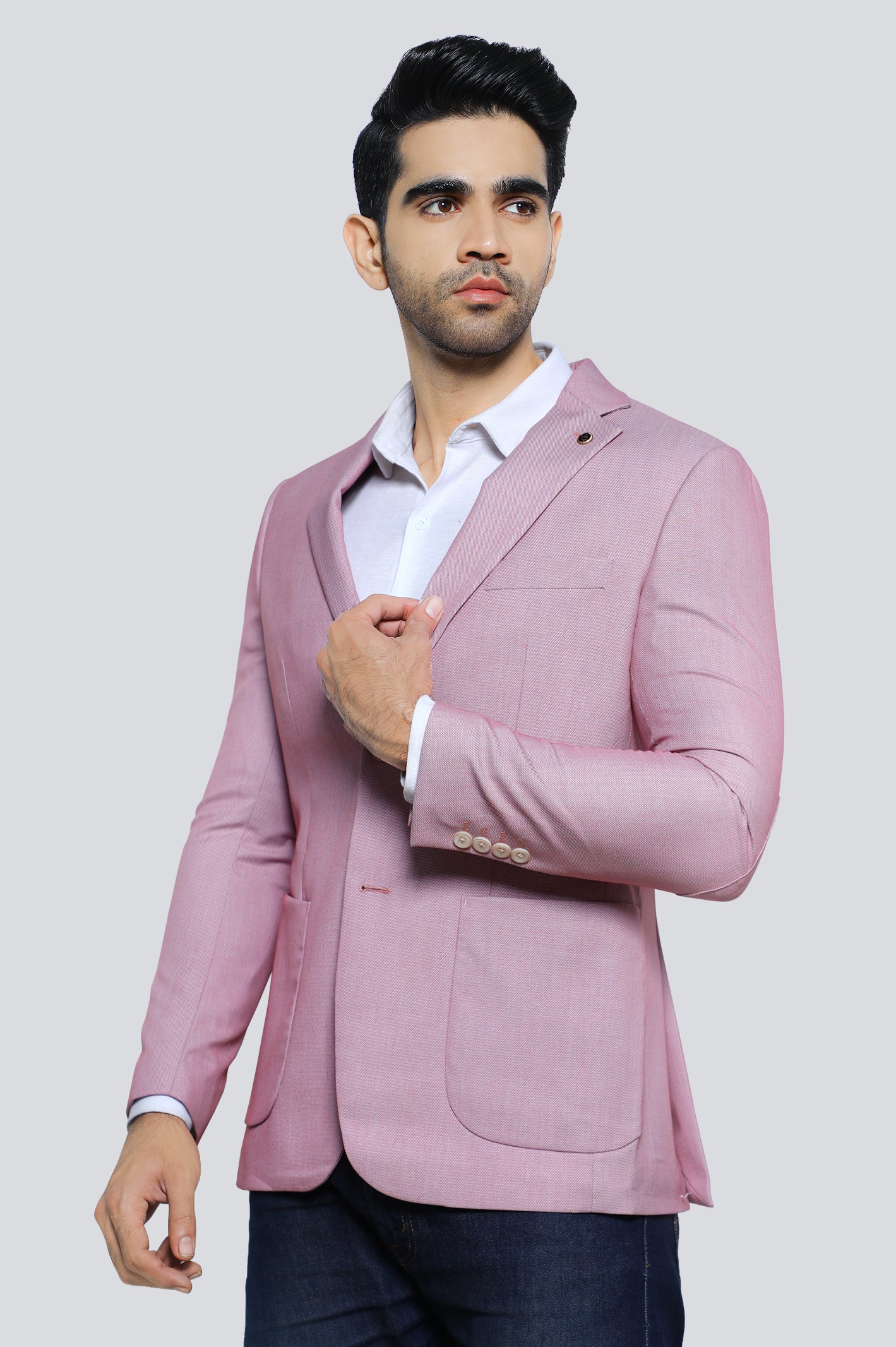 Fawn Pink Blazer for Men's - Image 2