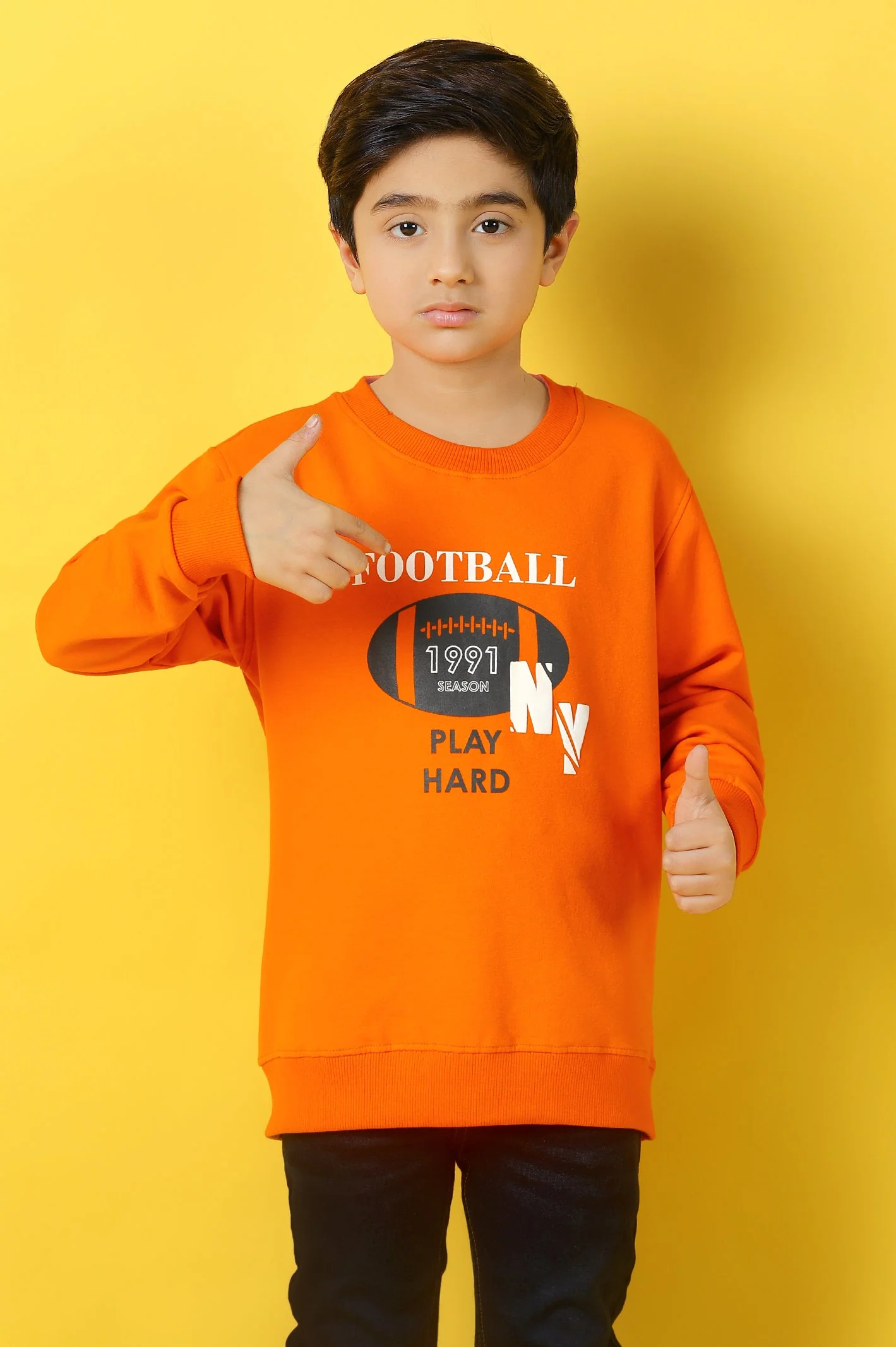 Orange Boys Sweatshirt