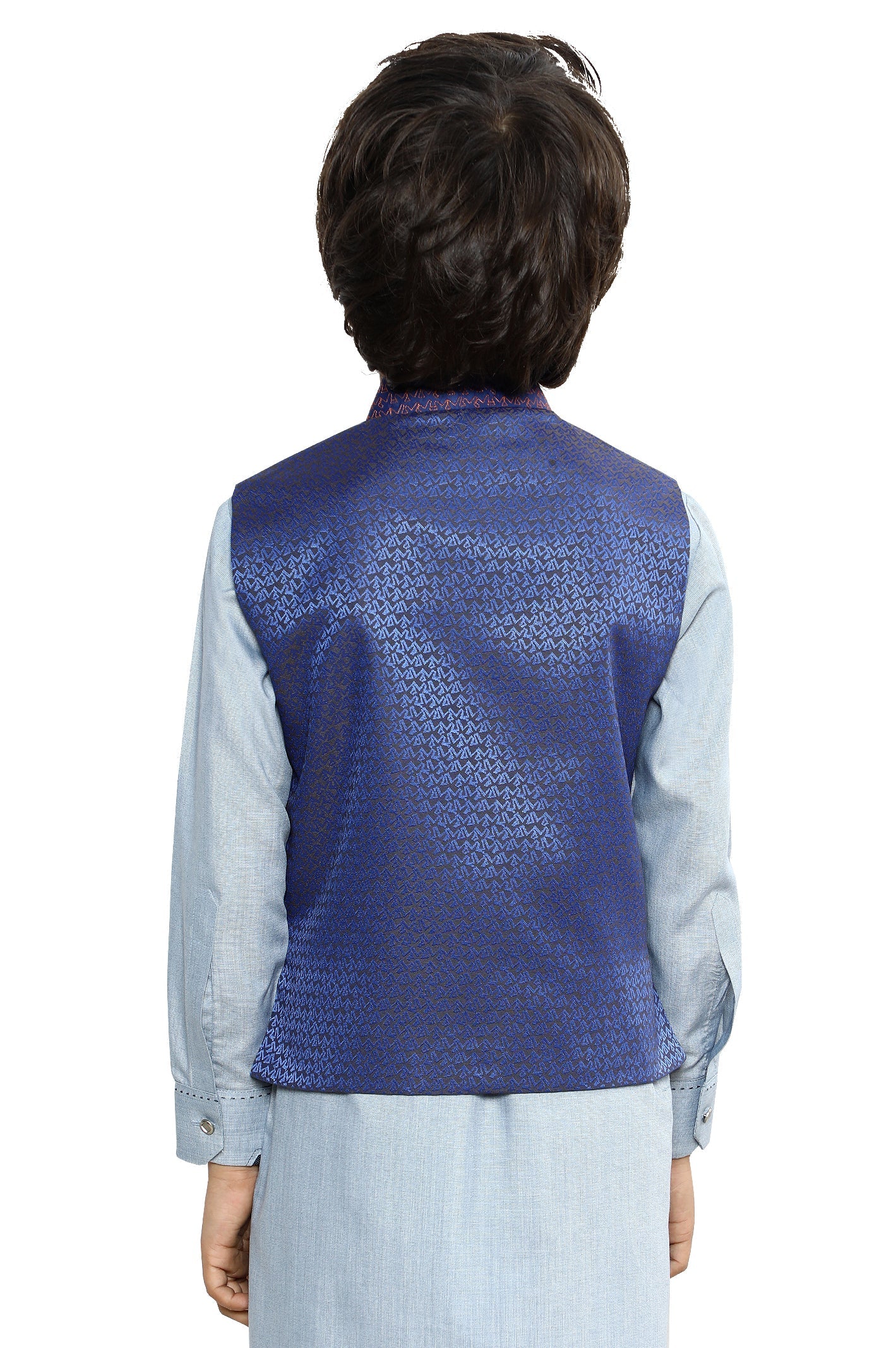 Kid Blue Waist Coat - Image 3