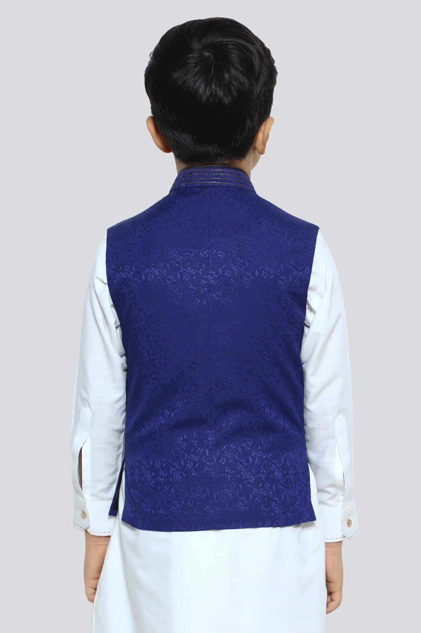 Royal Blue Boys Waistcoat - Image 2