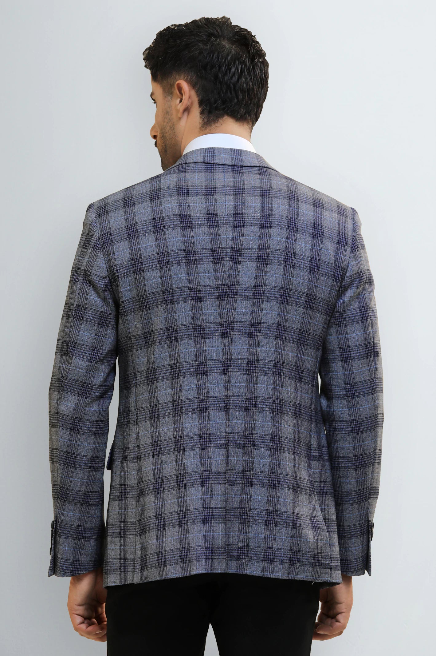 Blue Check Blazer - Image 4